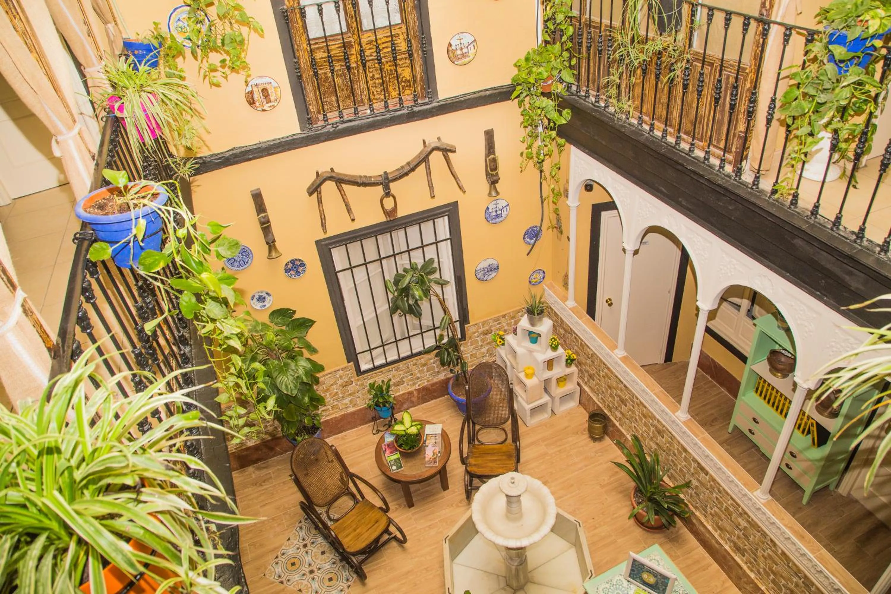 Decorative detail in Pension Internacional