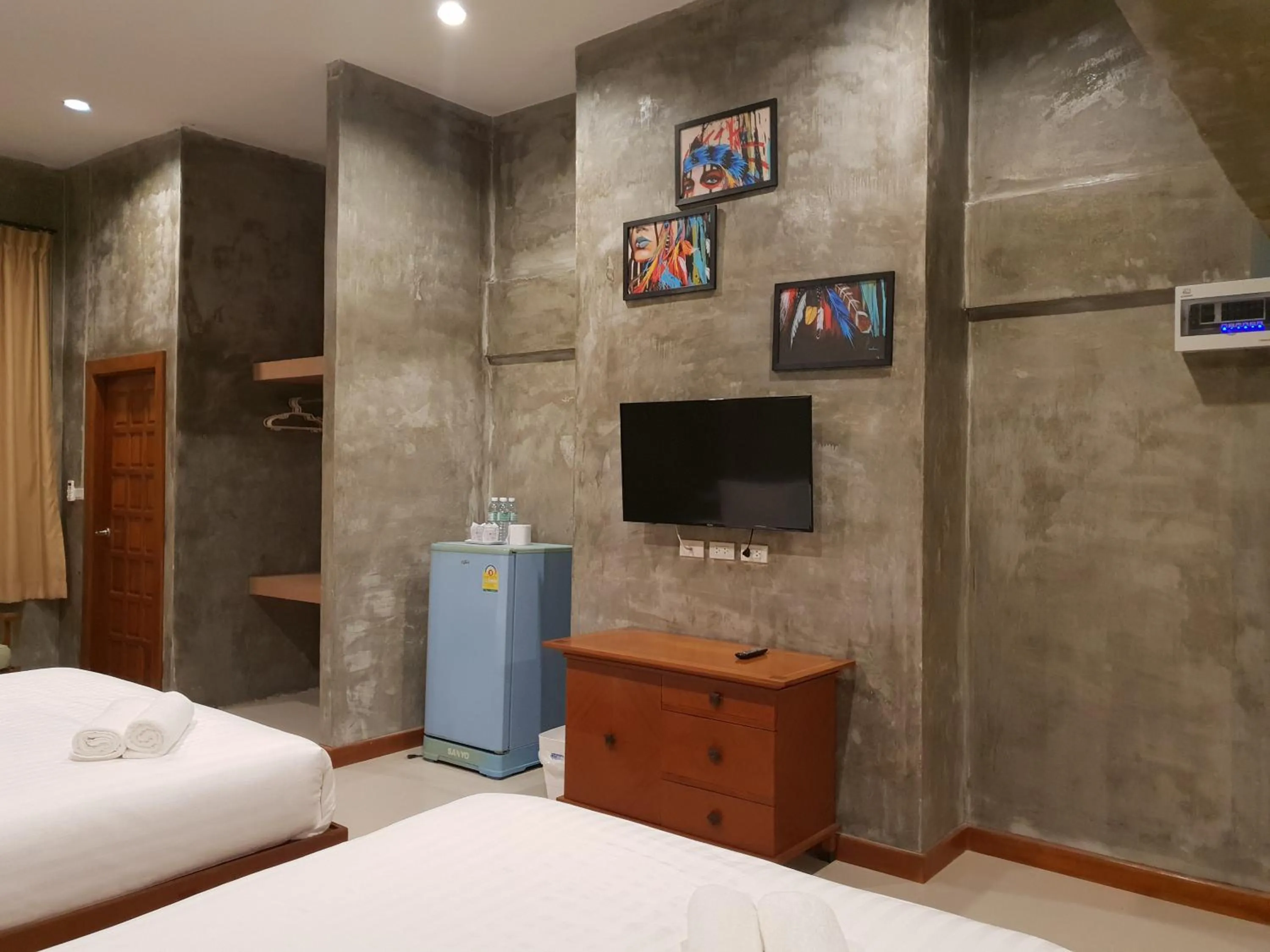 Bed in D Huahin Vintage & Loft