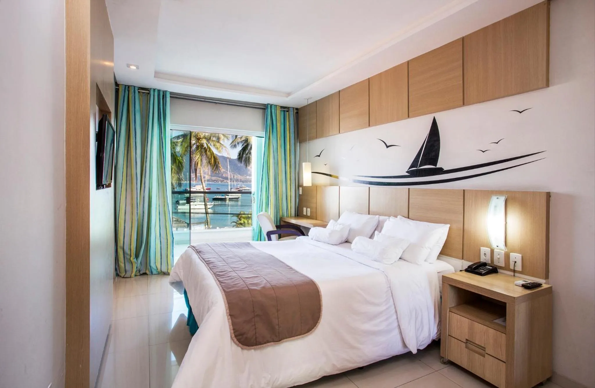 Bed in Hotel Ilhabela