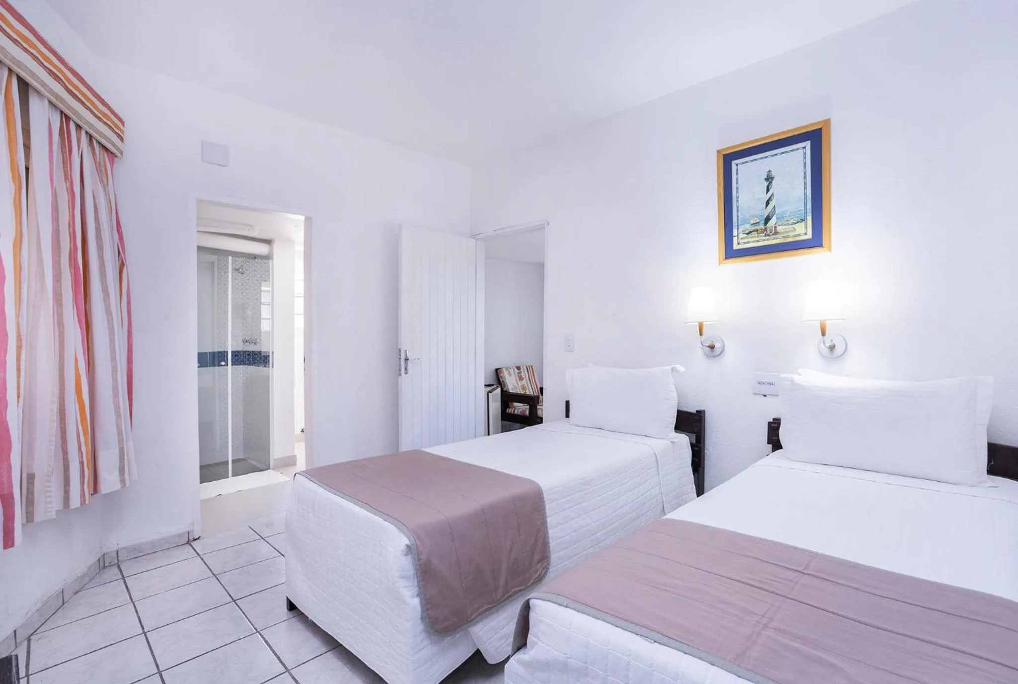 Bedroom, Bed in Hotel Ilhabela