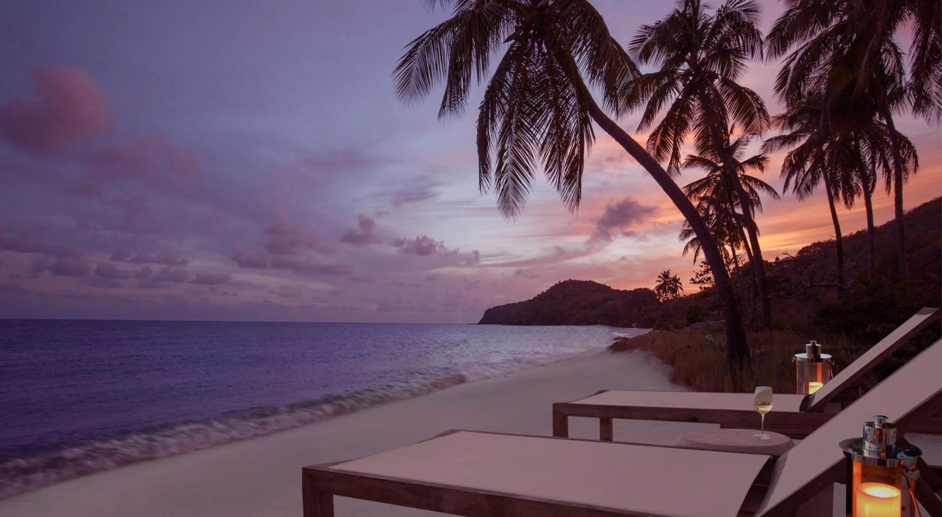 Natural landscape in The Liming Bequia