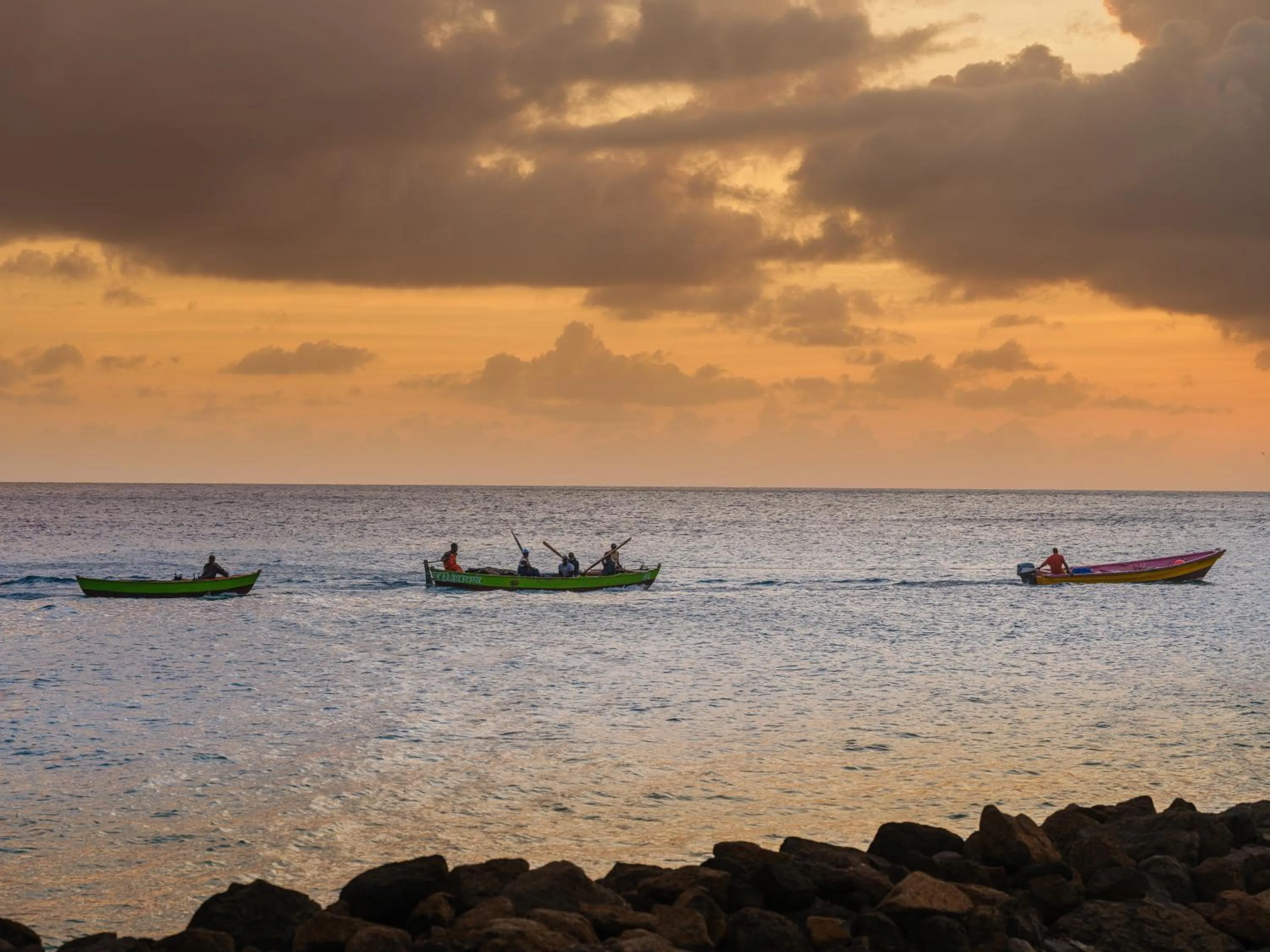 Fishing in The Liming Bequia