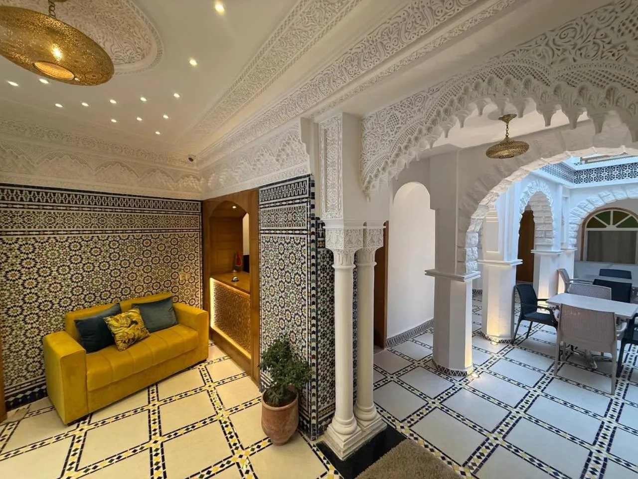 Bed in Dar Chefchaouen