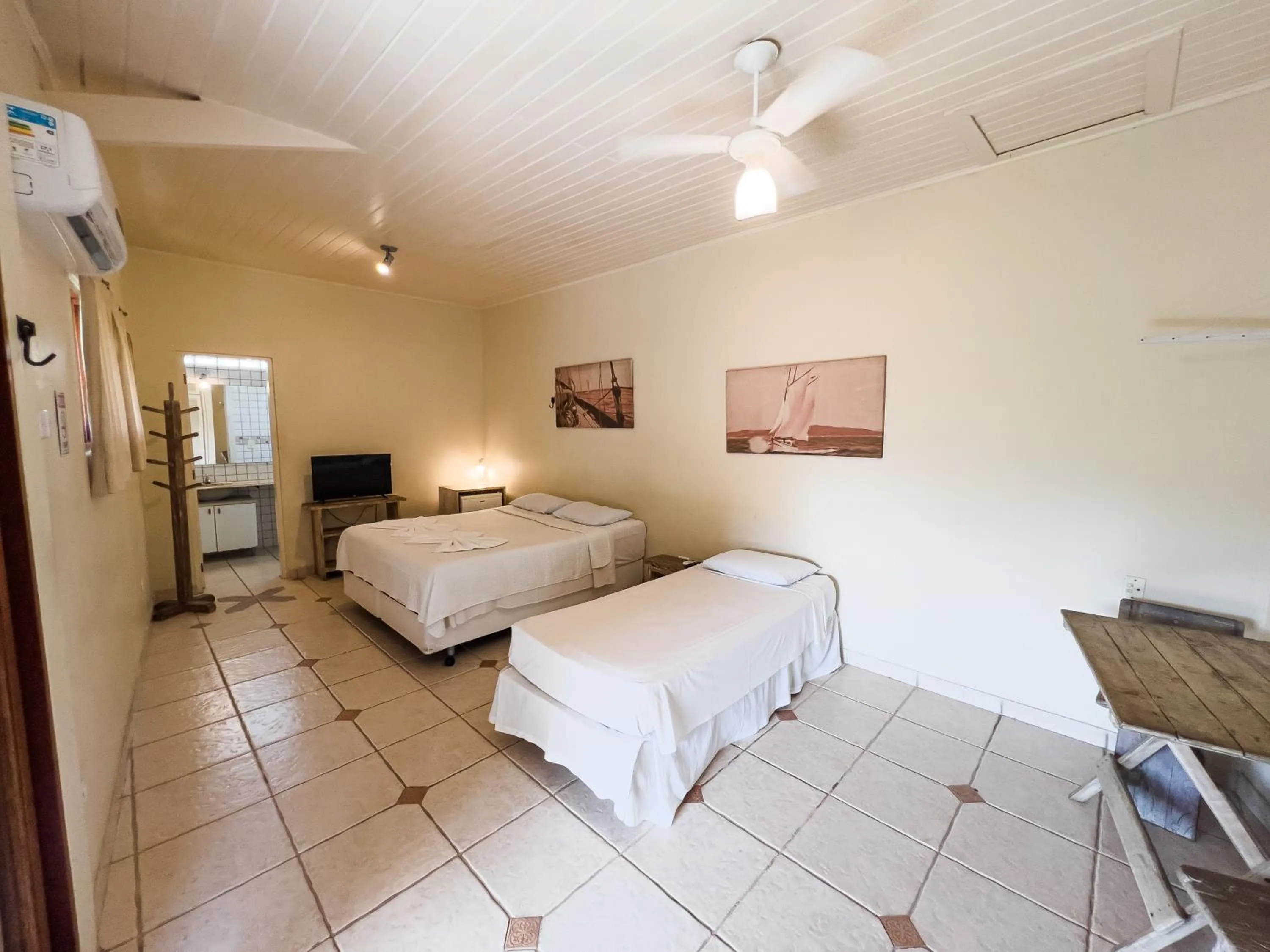 Bed in Pousada Montemar