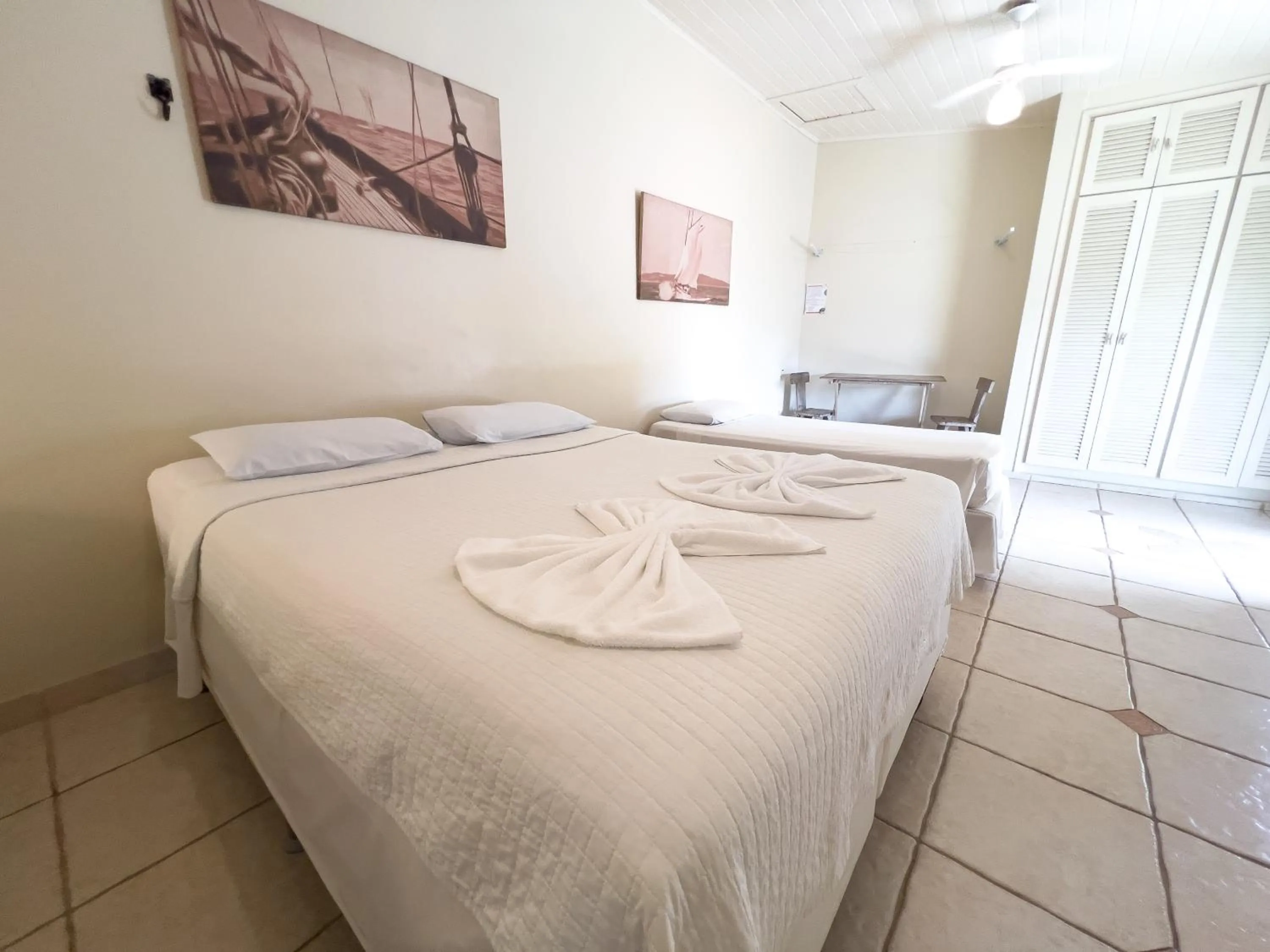 Bed in Pousada Montemar