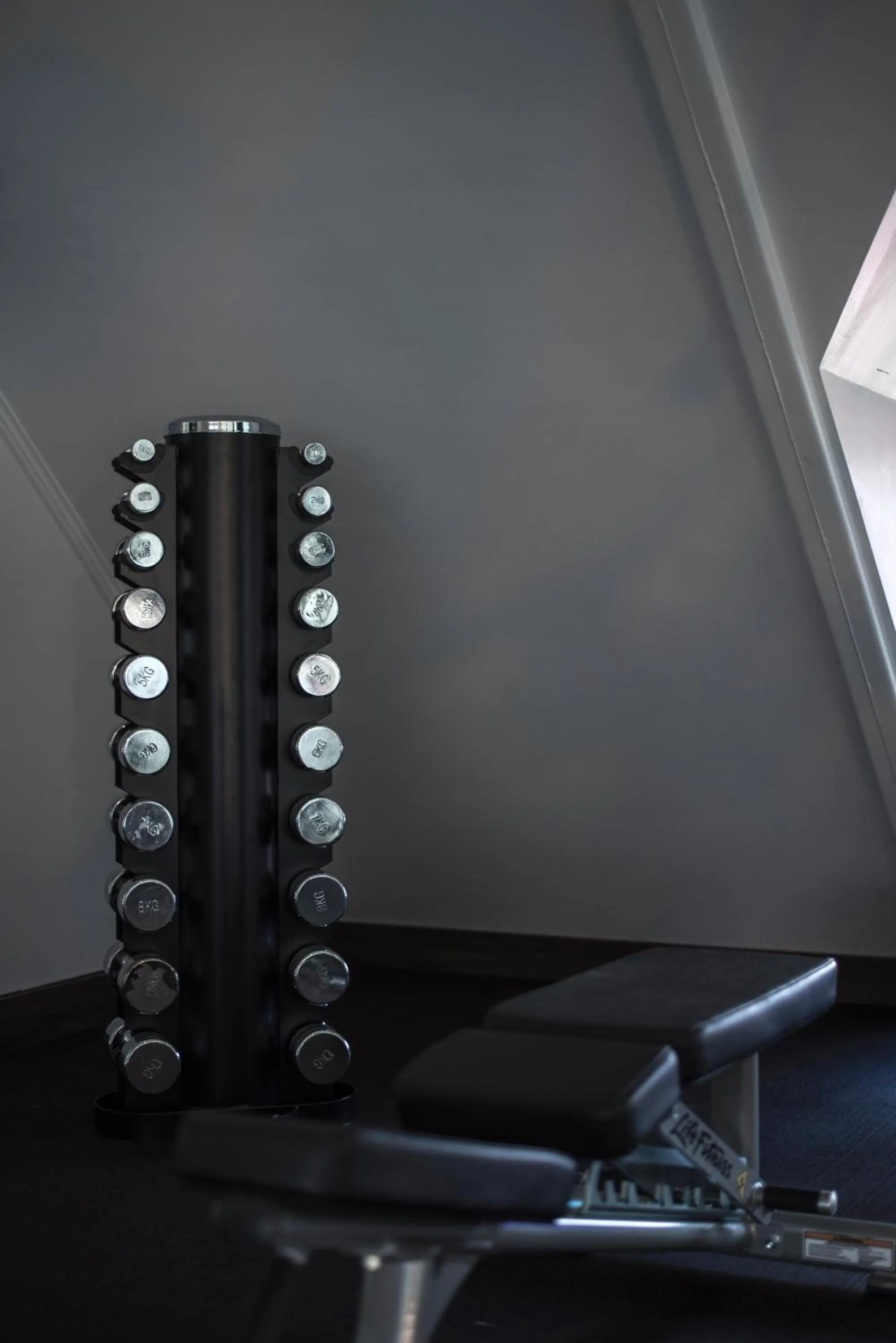 Fitness centre/facilities in Courtyard by Marriott Puerto Montt