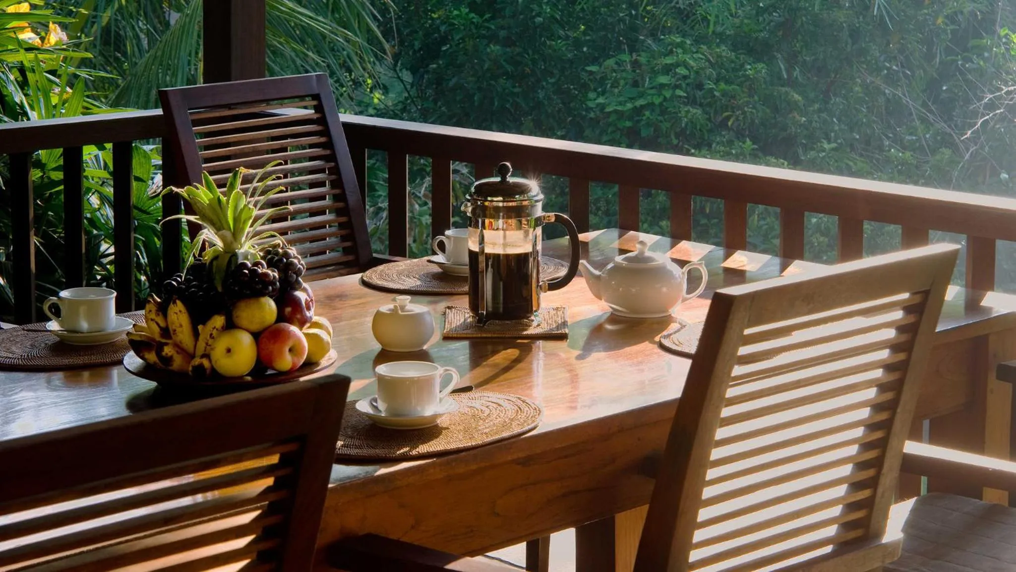 Food and drinks in Villa Alamanda