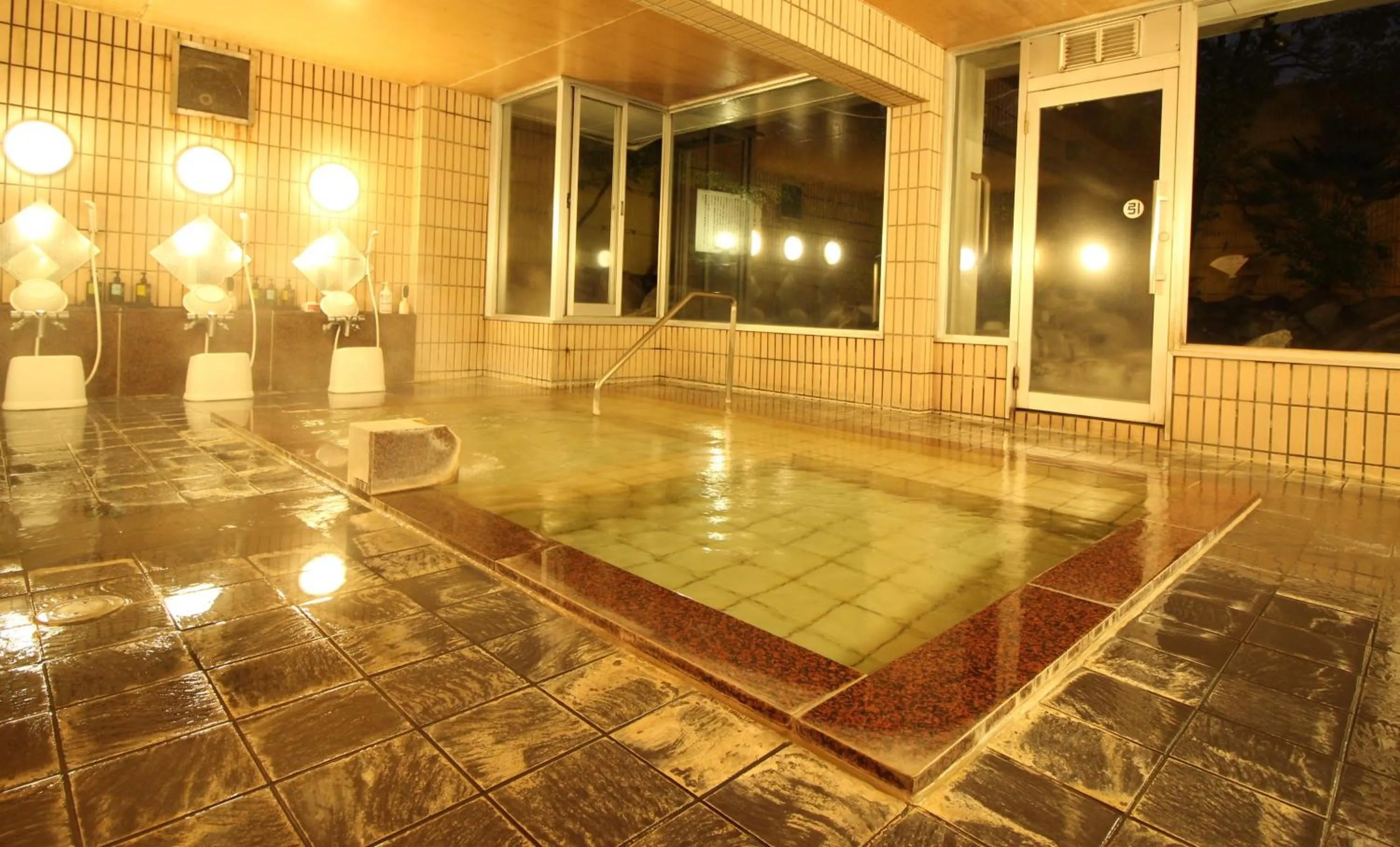 Hot Spring Bath in Hotel Hatta