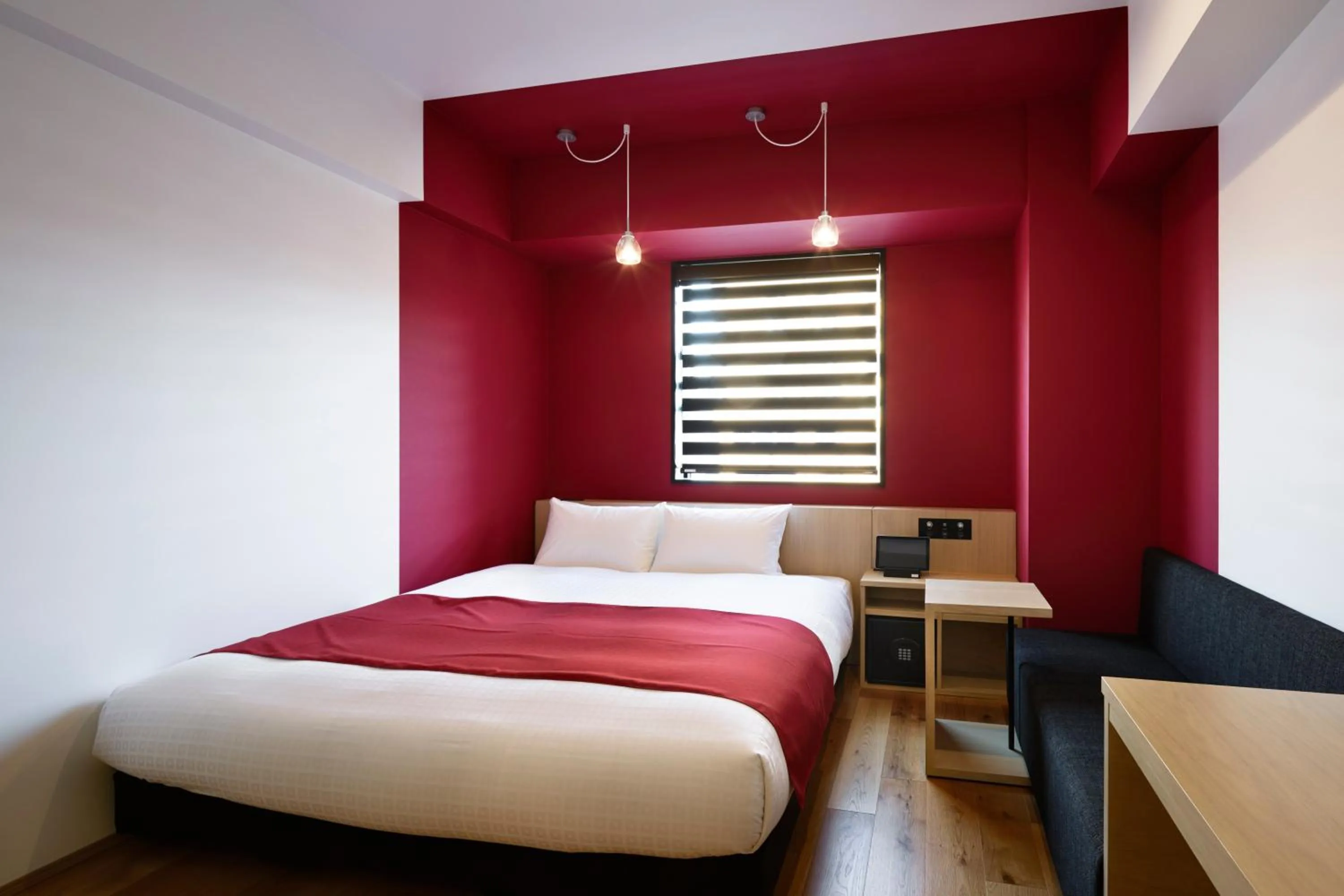 Bed in the square hotel KANAZAWA