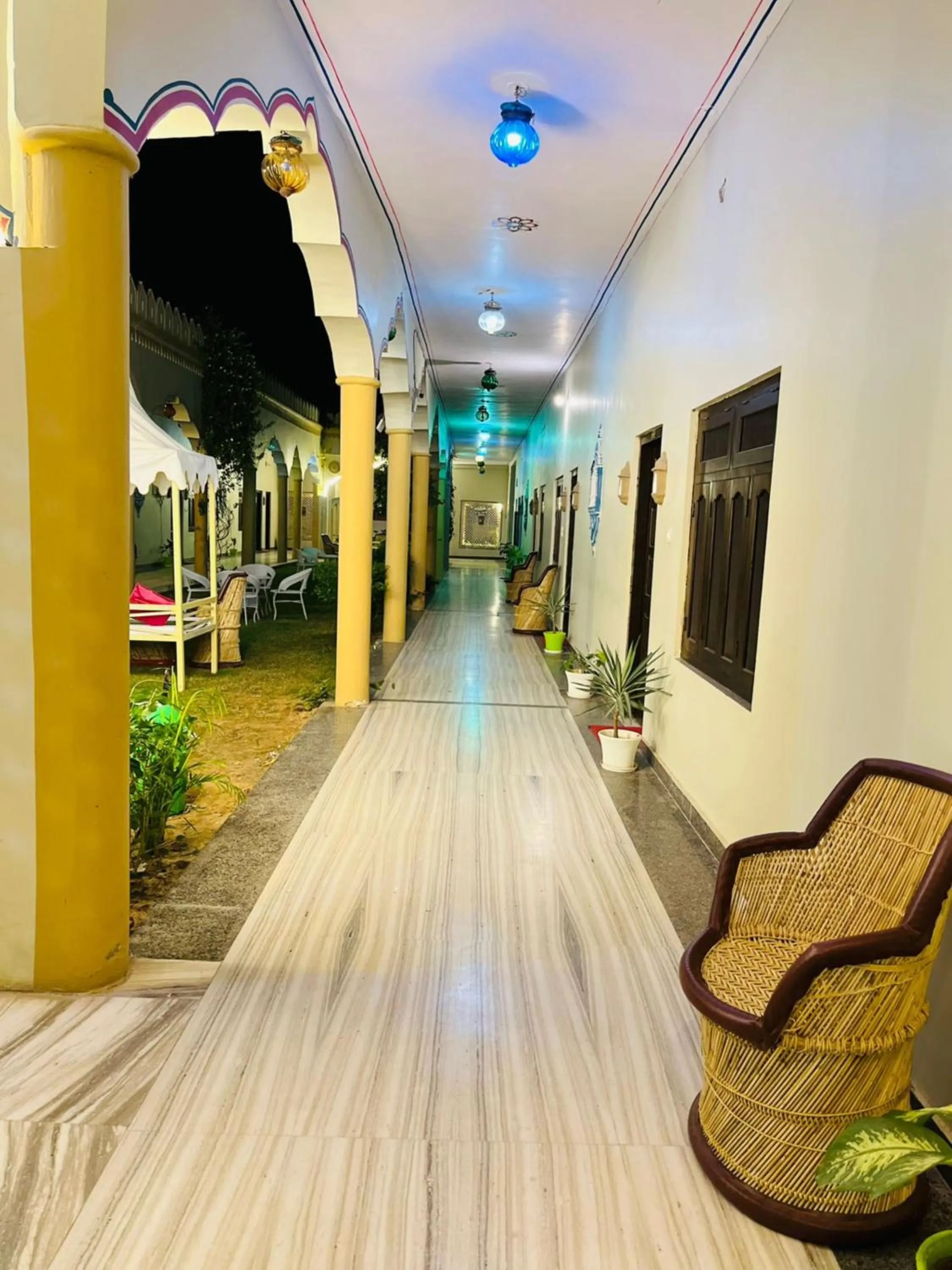 Facade/entrance in Hotel Mewad Haveli Pushkar