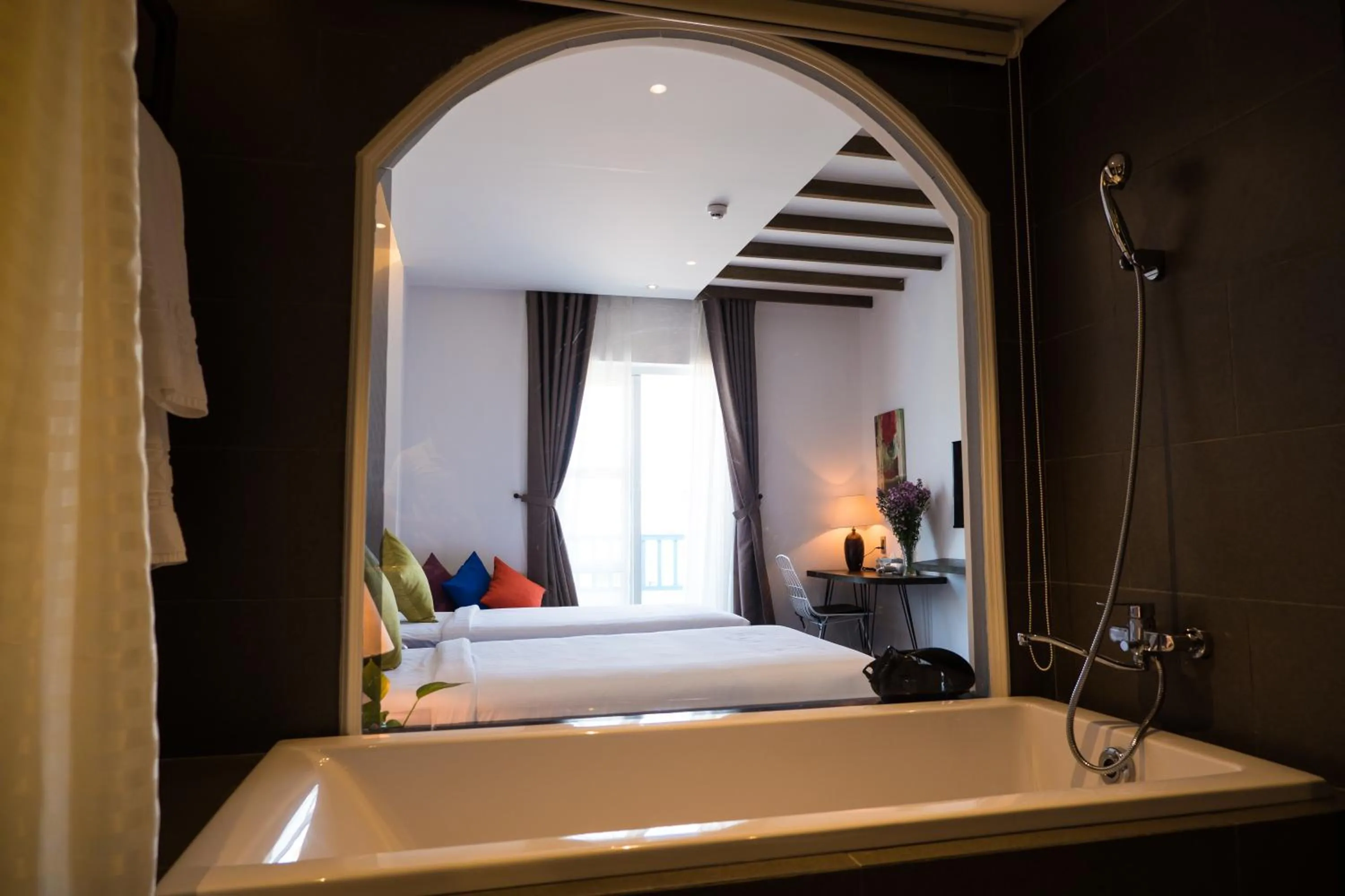 Bed in Santori Hotel Da Nang Bay