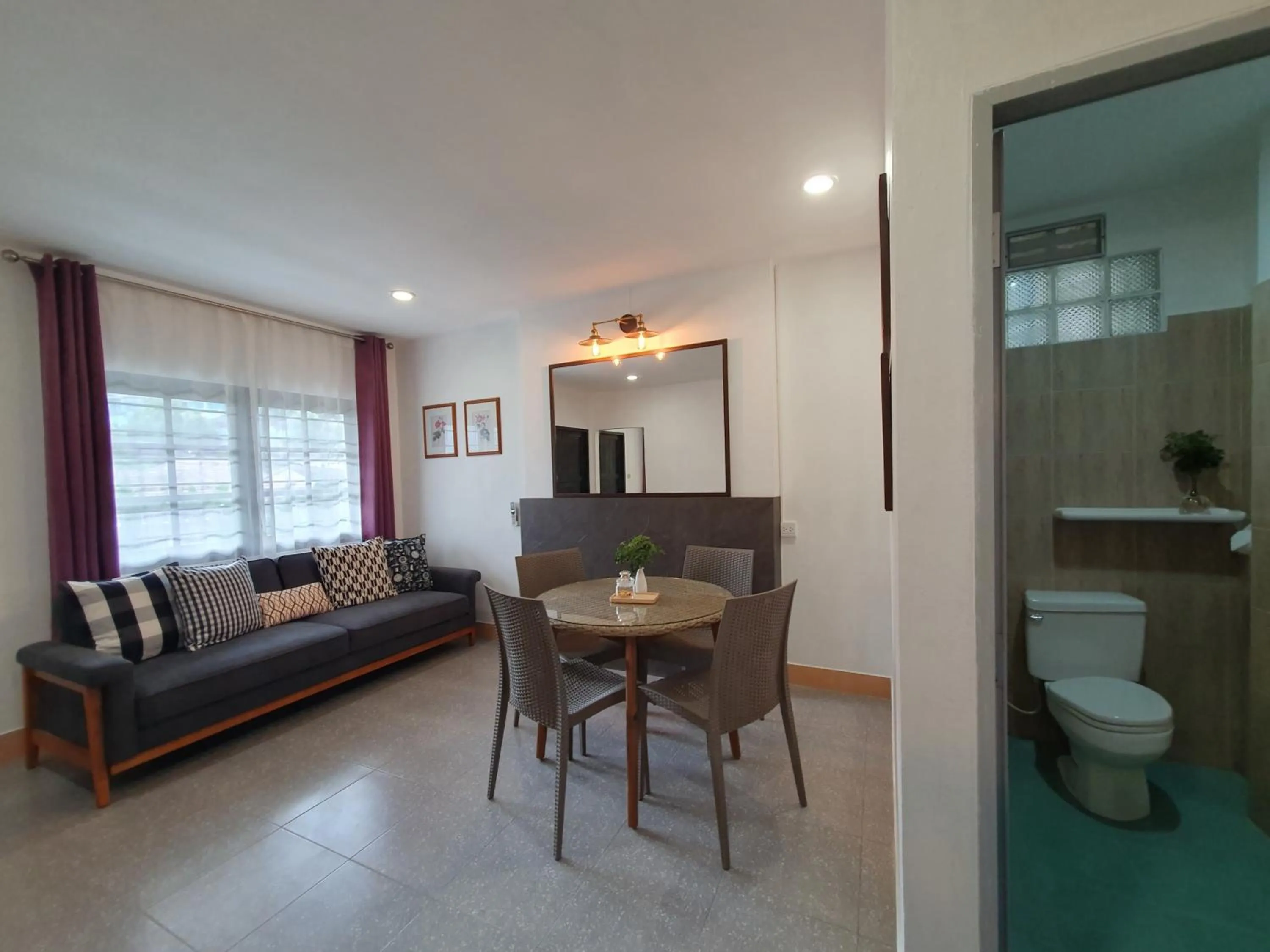 Toilet in Holiday Village And Natural Garden Resort