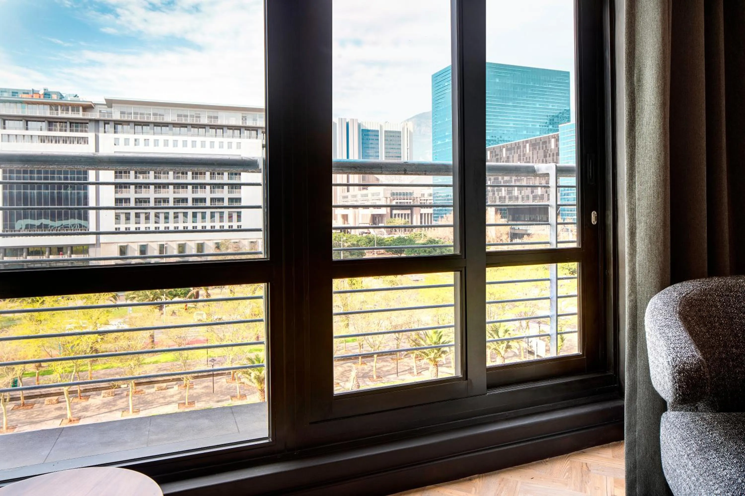 City view in The Onyx Apartment Hotel by NEWMARK