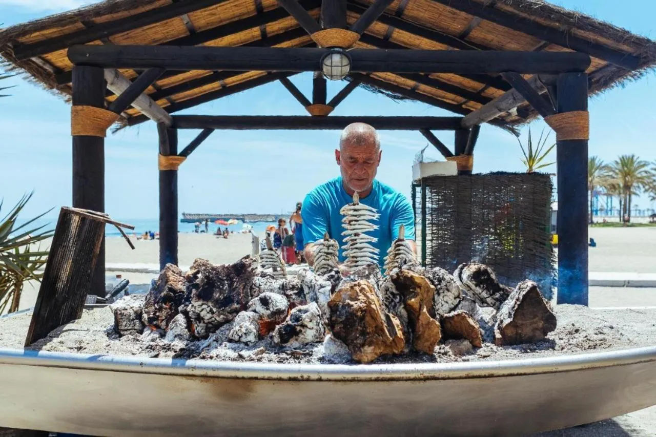 Beach in La Baraka de Guadalmar B&B Aeropuerto