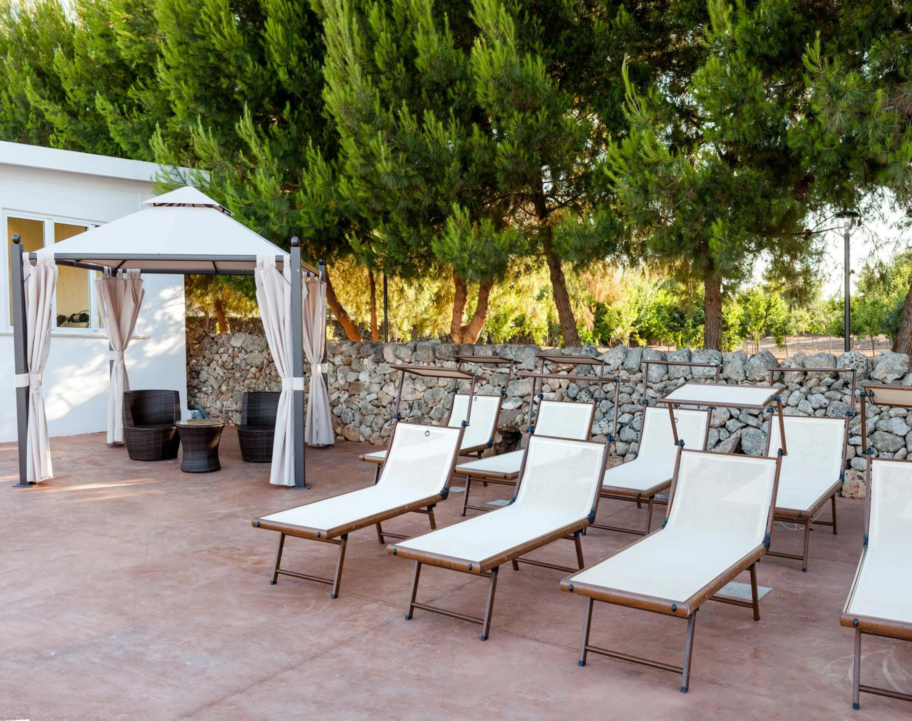 Solarium in Masseria Grottella