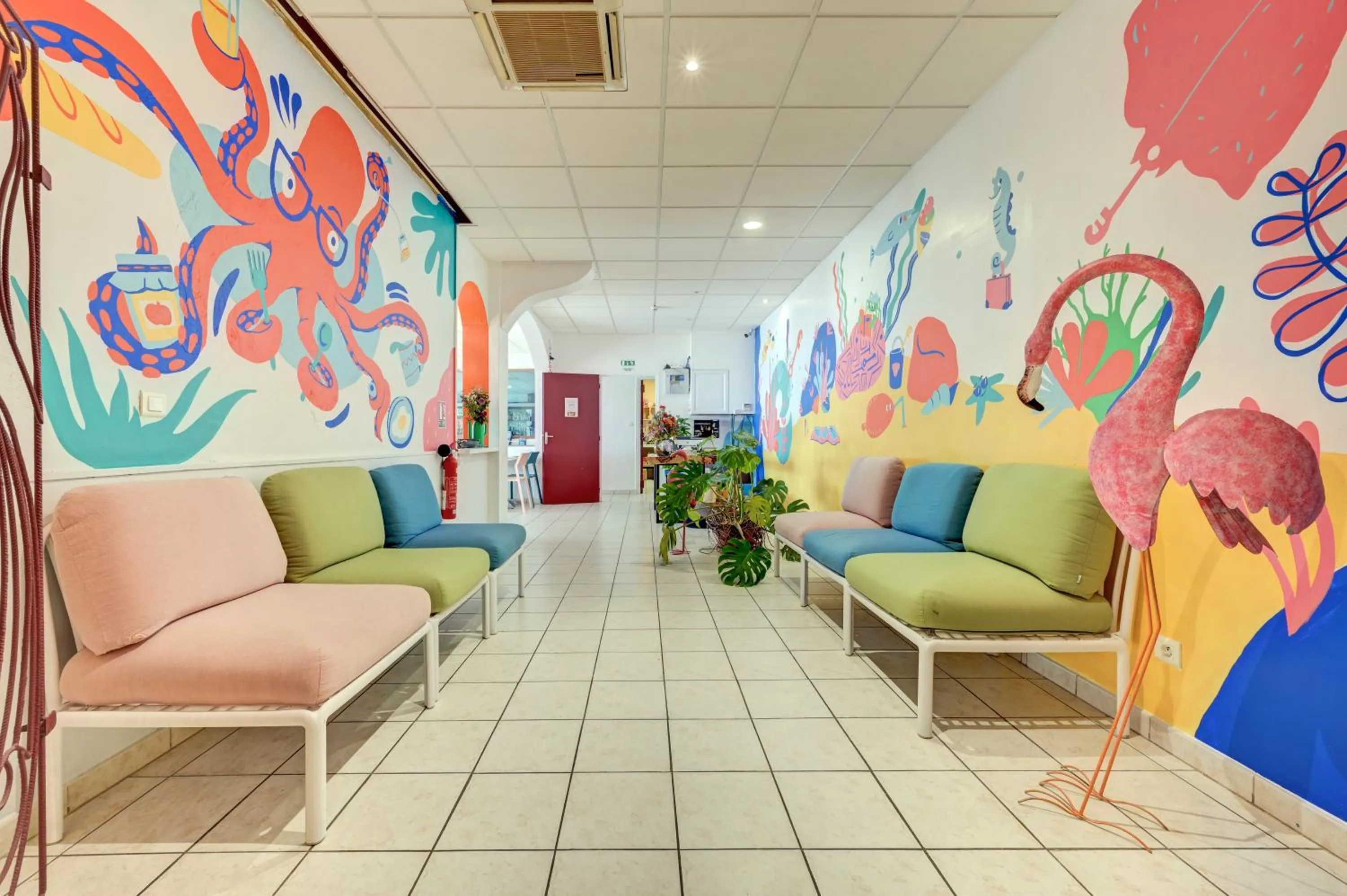 Living room in Hotel Camille