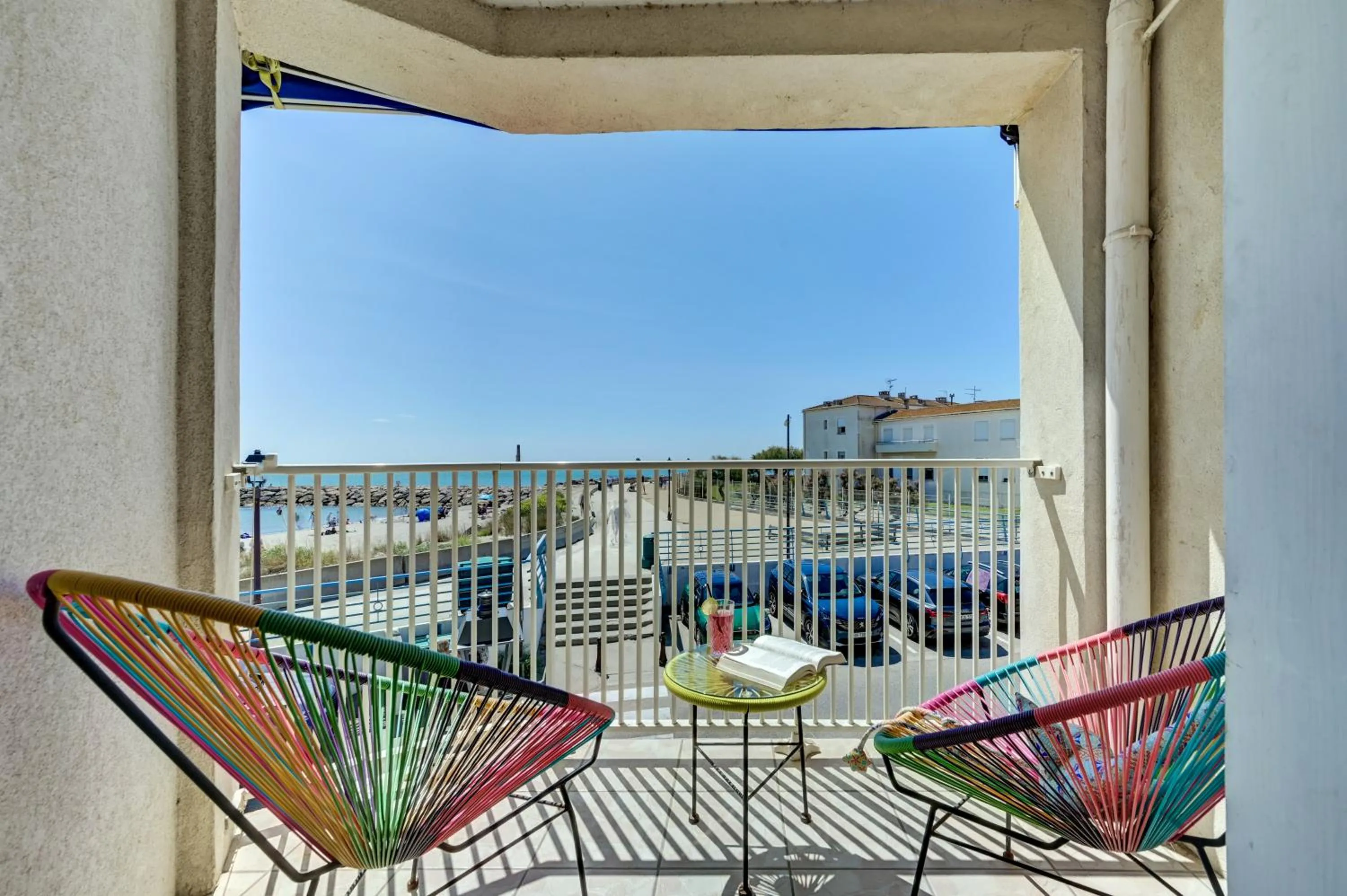 Patio in Hotel Camille