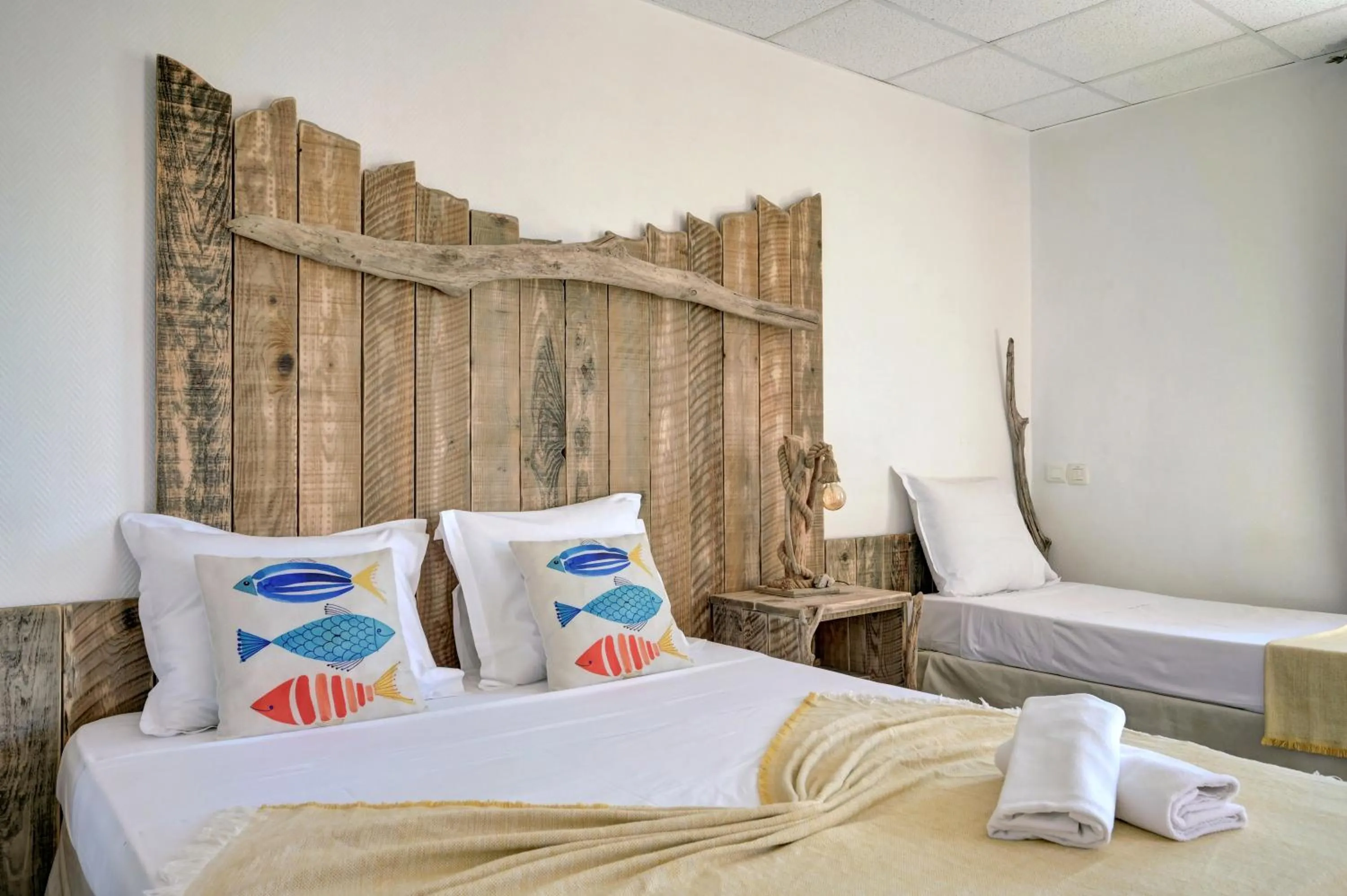 Bed in Hotel Camille