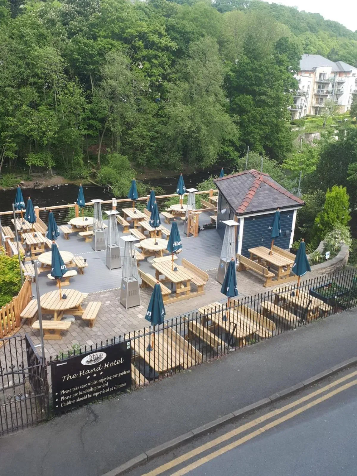 Property building in The Hand Hotel Llangollen by Compass Hospitality