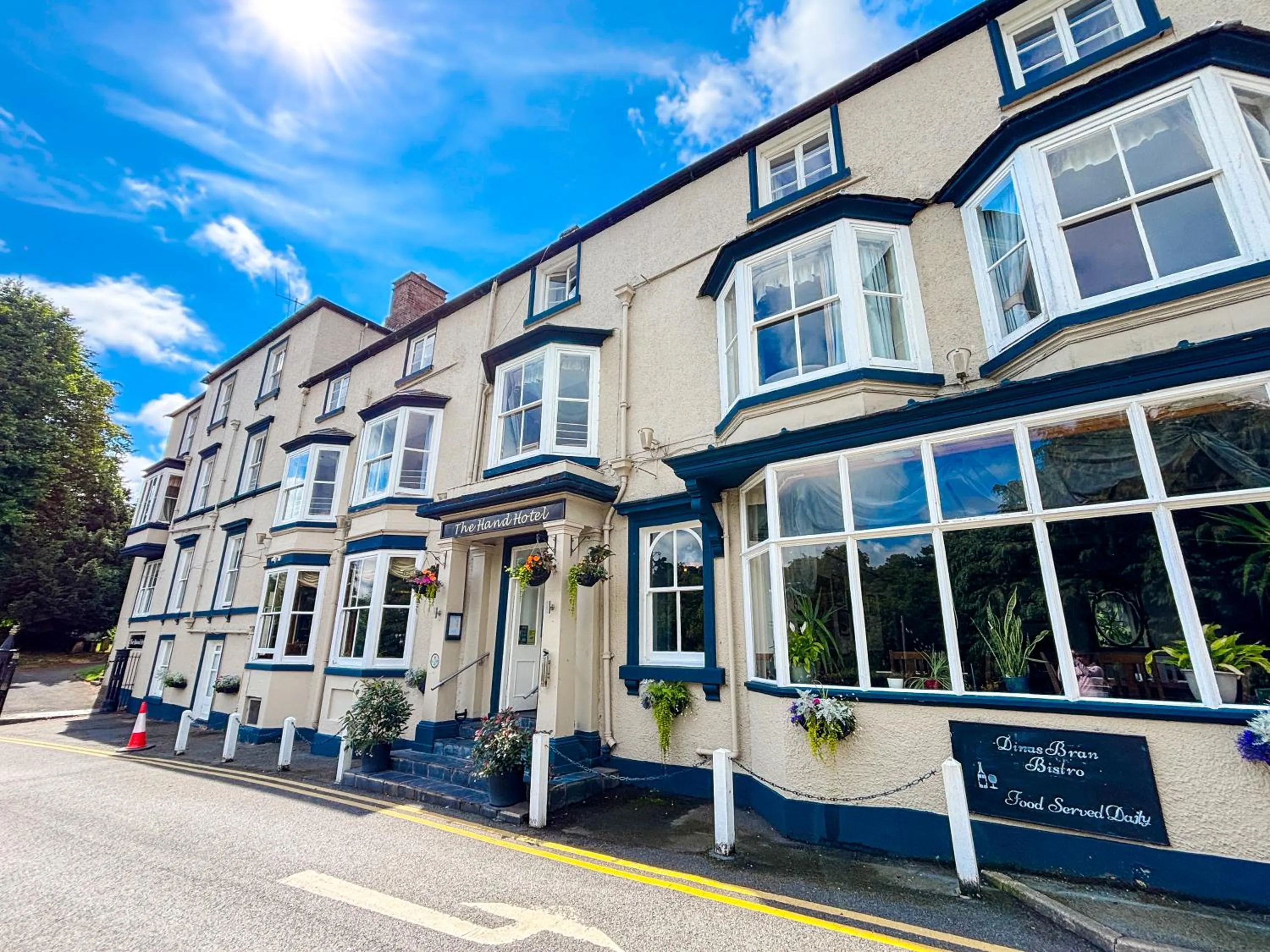 Property building in The Hand Hotel Llangollen by Compass Hospitality