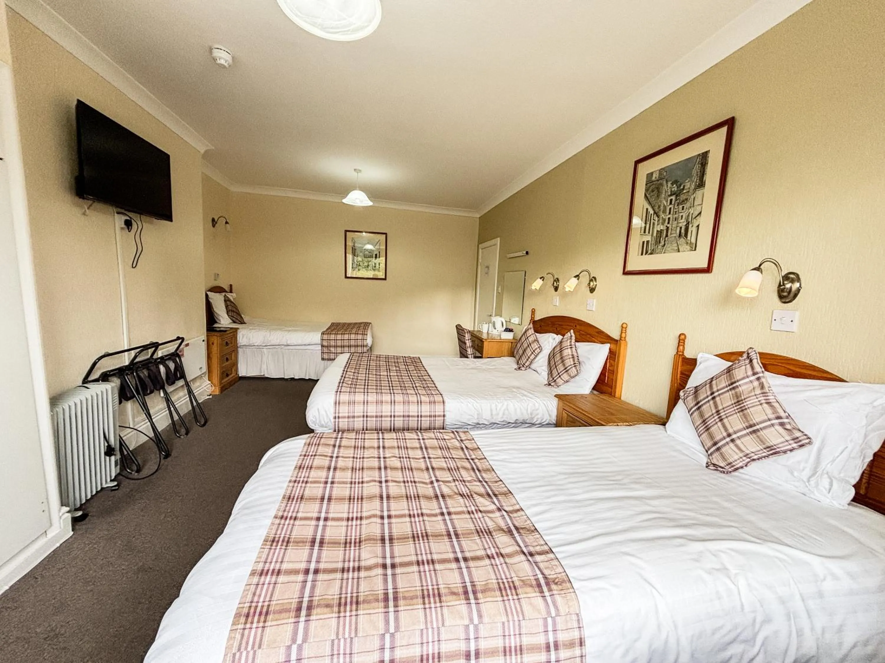 Bed in The Hand Hotel Llangollen by Compass Hospitality