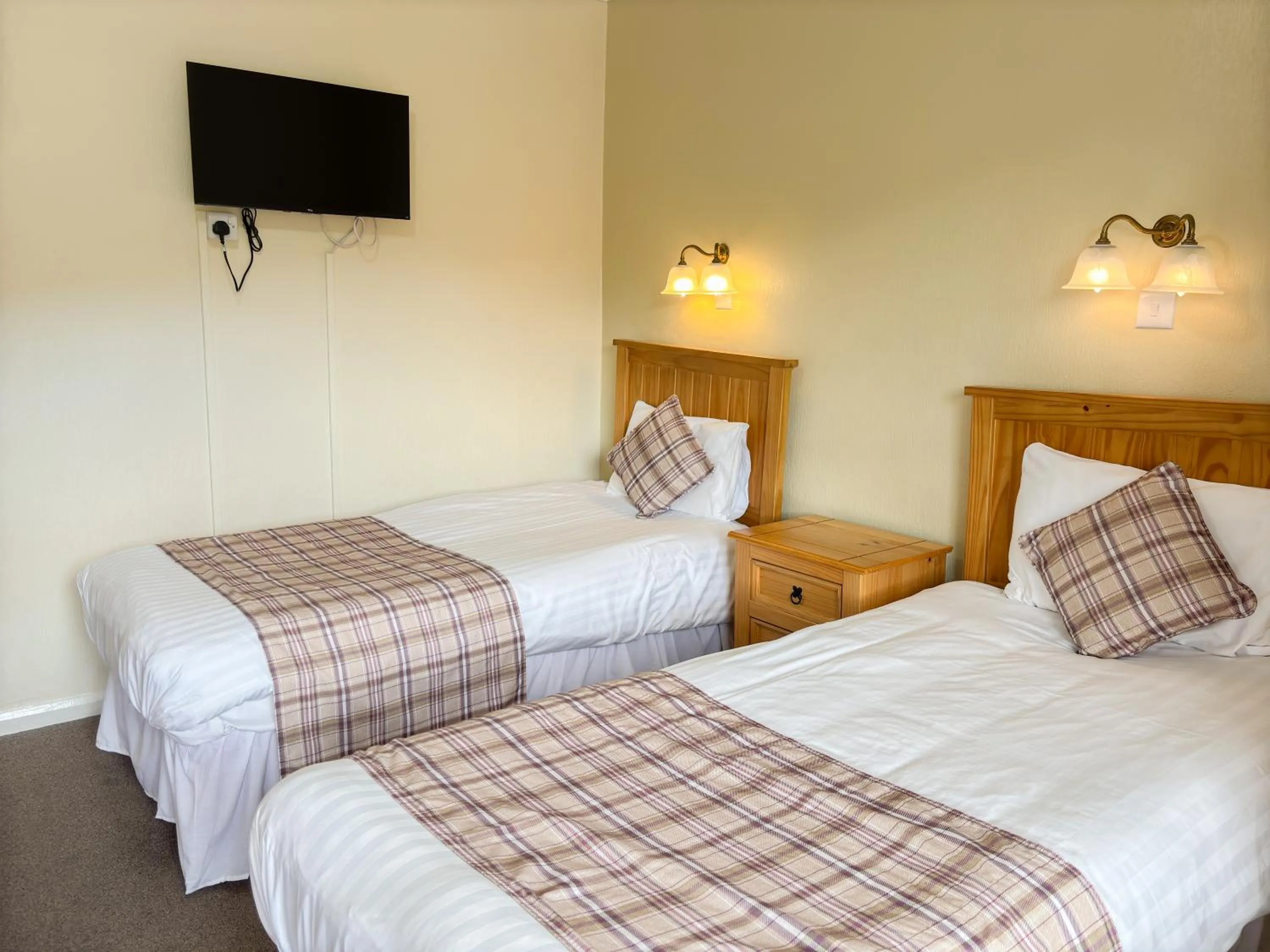 Bed in The Hand Hotel Llangollen by Compass Hospitality