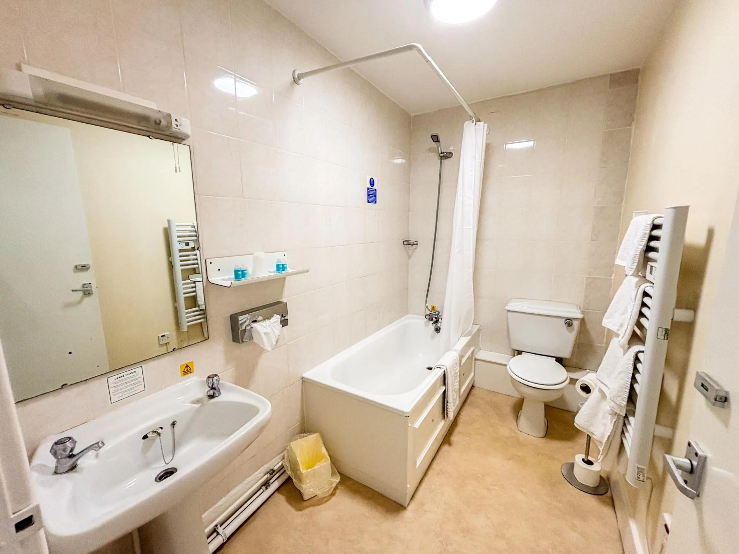 Bathroom in The Hand Hotel Llangollen by Compass Hospitality