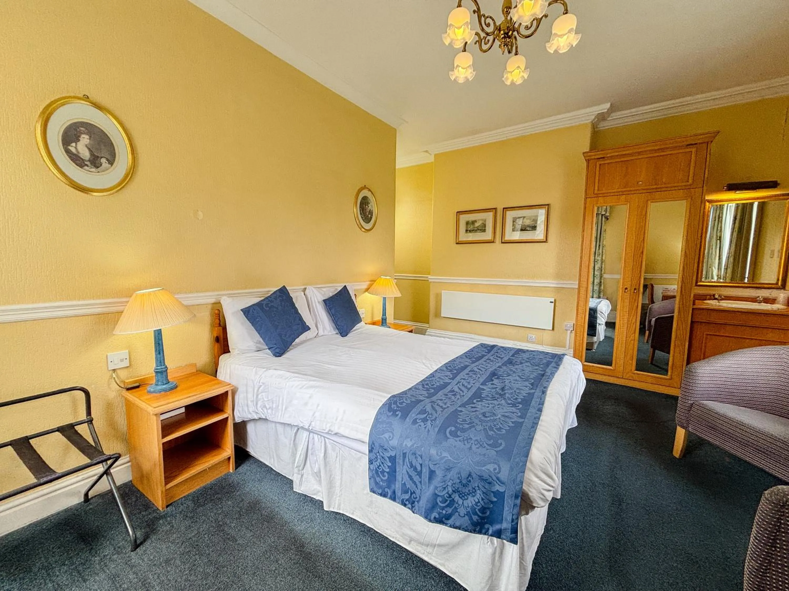 Bed in The Hand Hotel Llangollen by Compass Hospitality
