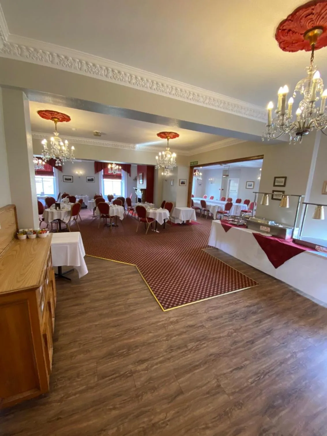 Restaurant/places to eat in The Hand Hotel Llangollen by Compass Hospitality