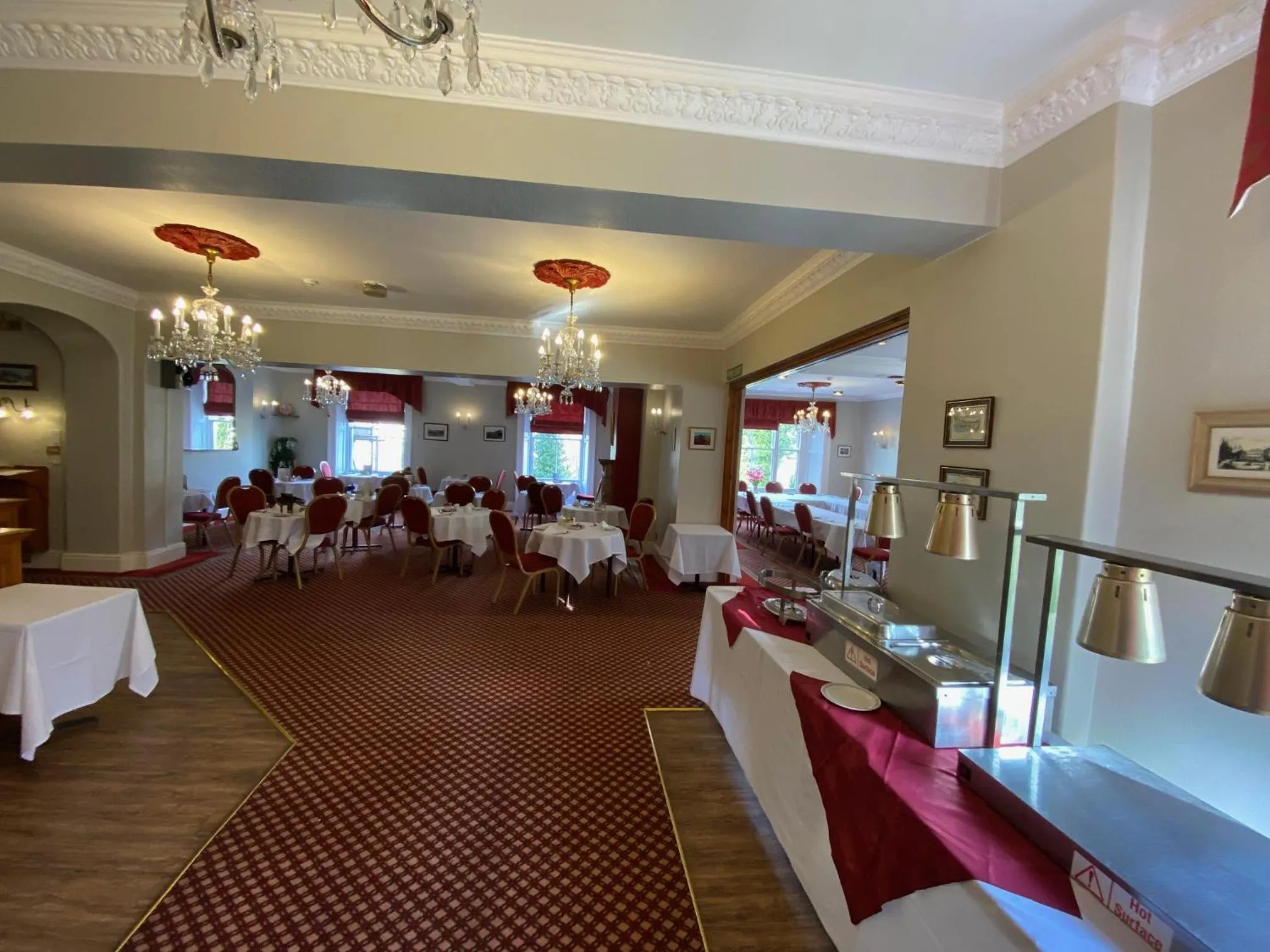 Restaurant/places to eat in The Hand Hotel Llangollen by Compass Hospitality