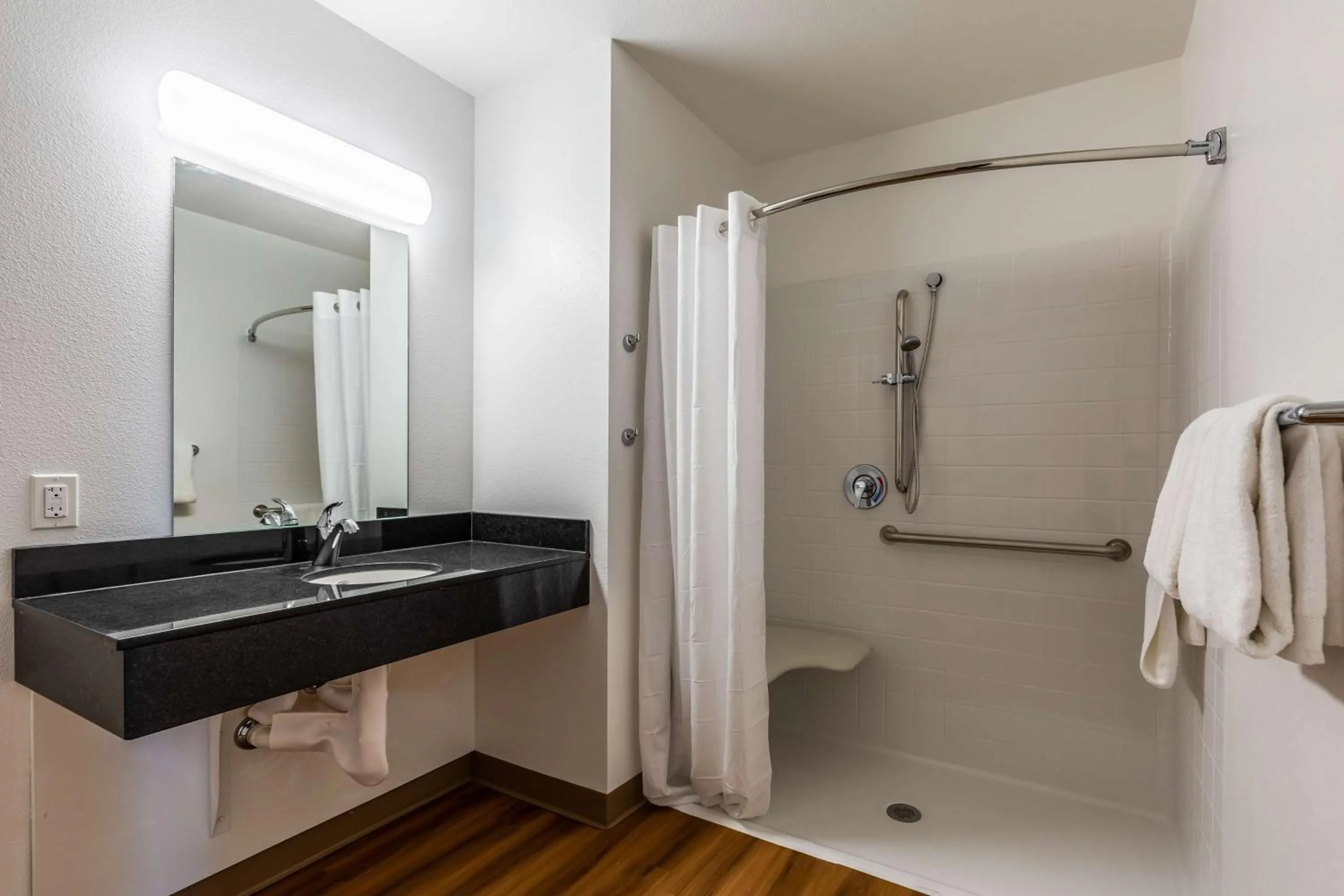 Shower in Motel 6-Las Vegas, NV - Motor Speedway