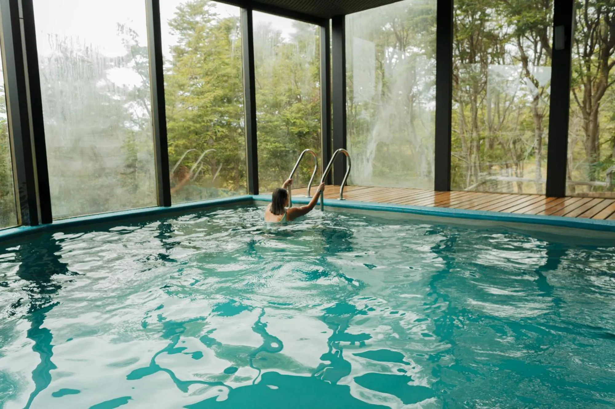 Swimming pool in Hotel Parque Quilquico
