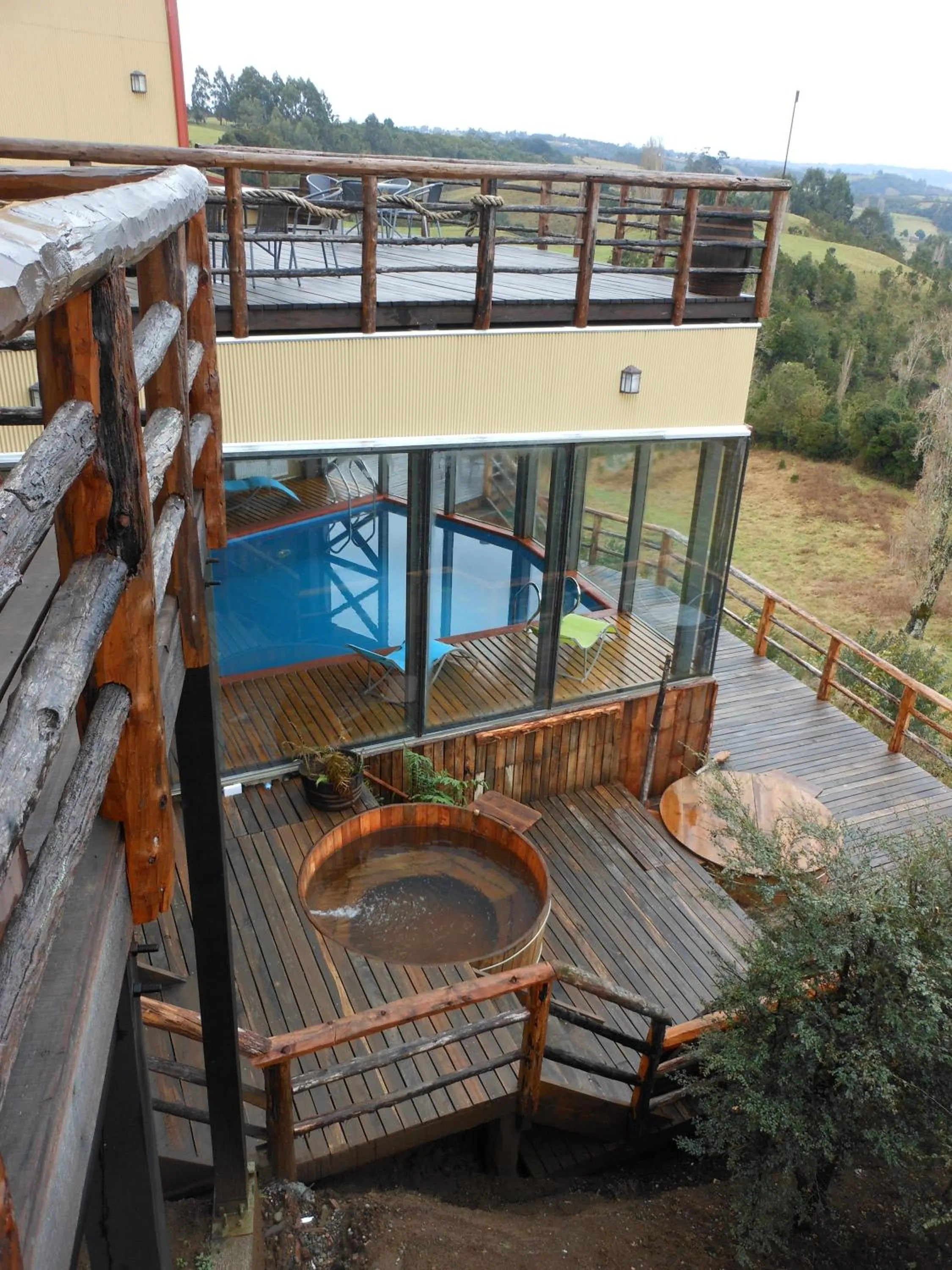 Balcony/Terrace in Hotel Parque Quilquico