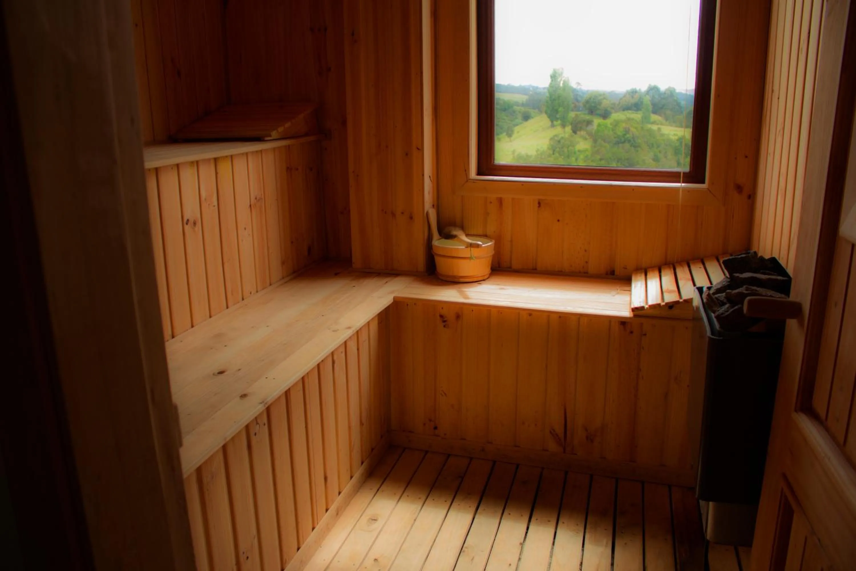 Sauna in Hotel Parque Quilquico
