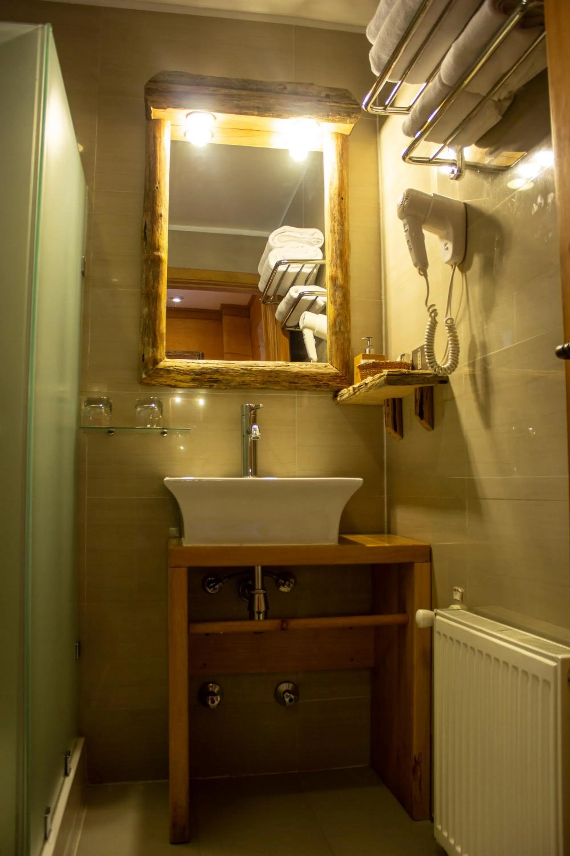 Bathroom in Hotel Parque Quilquico