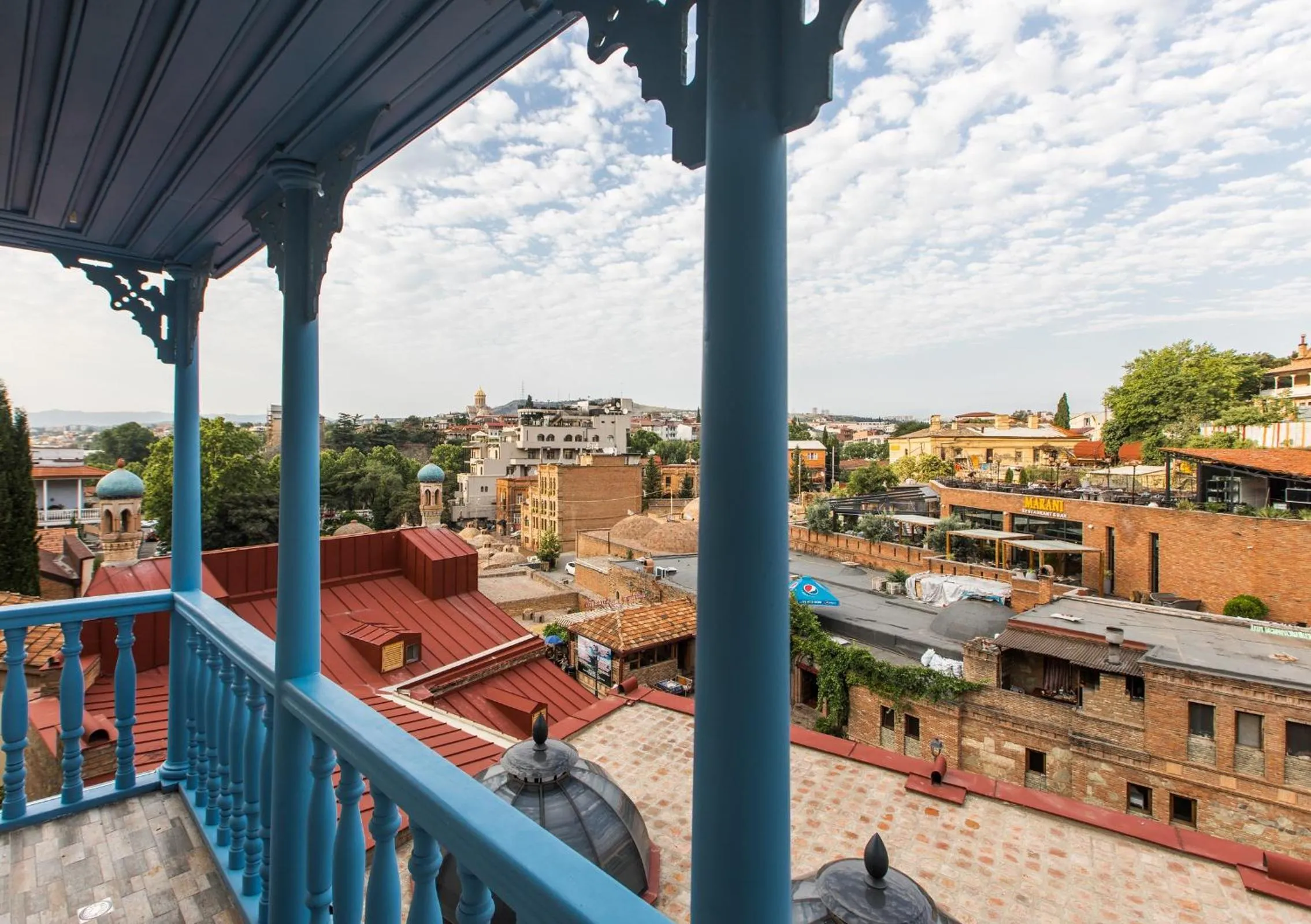 Balcony/Terrace in Hotel Khokhobi Old Tbilisi