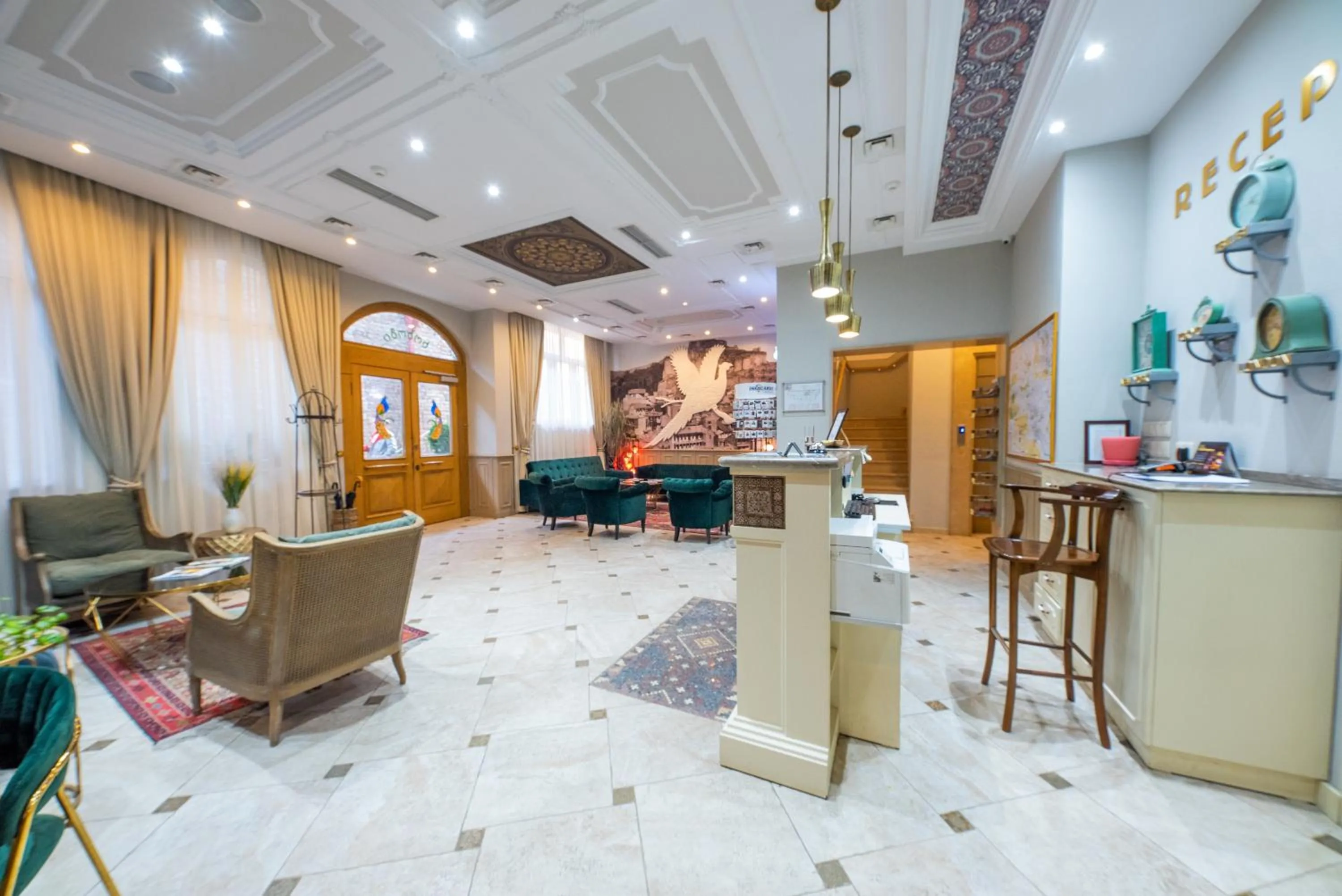 Lobby or reception in Hotel Khokhobi Old Tbilisi
