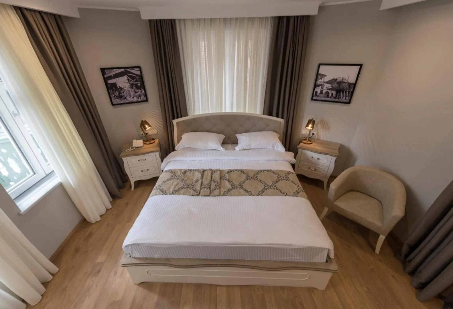 Bed in Hotel Khokhobi Old Tbilisi