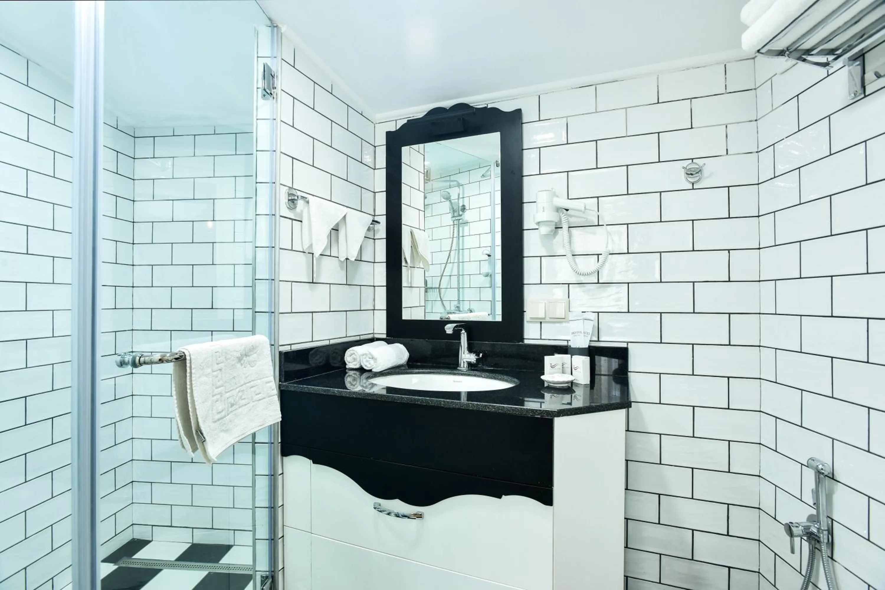 Shower in Hotel Khokhobi Old Tbilisi