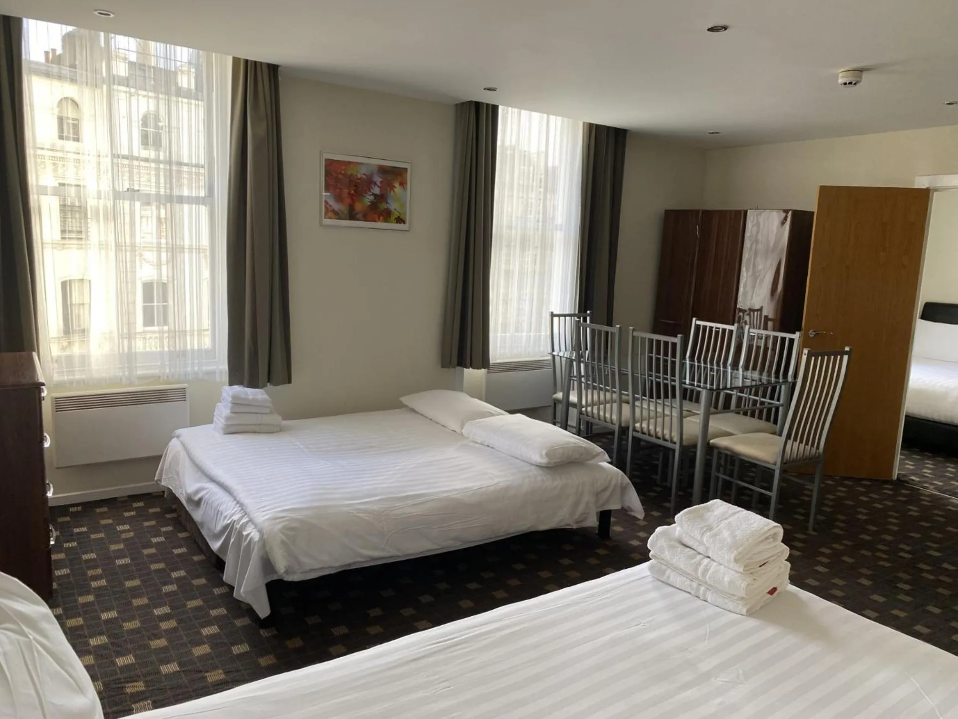 View (from property/room), Bed in Grand Plaza Serviced Apartments