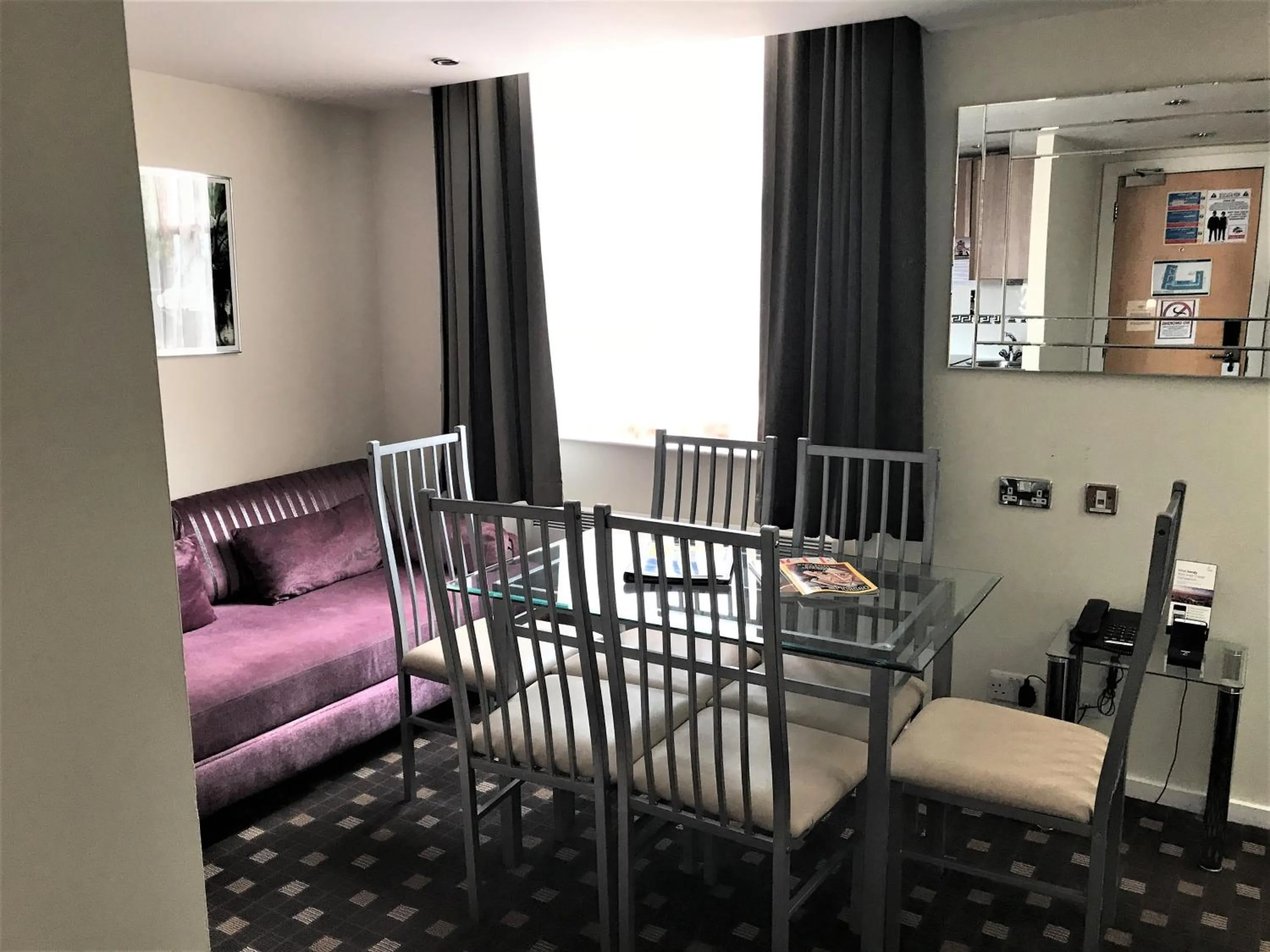 Living room in Grand Plaza Serviced Apartments