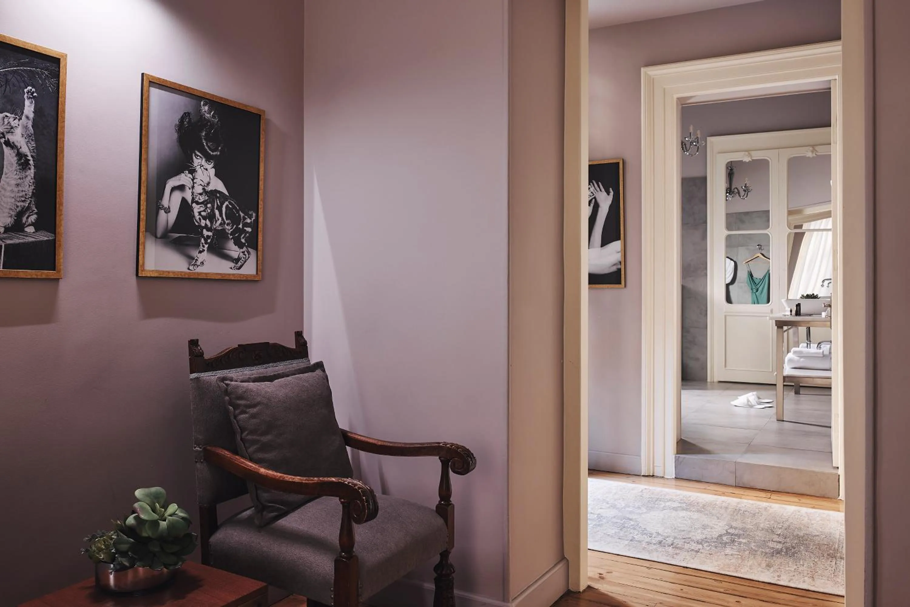 Bathroom in Bohemian Suites Athens