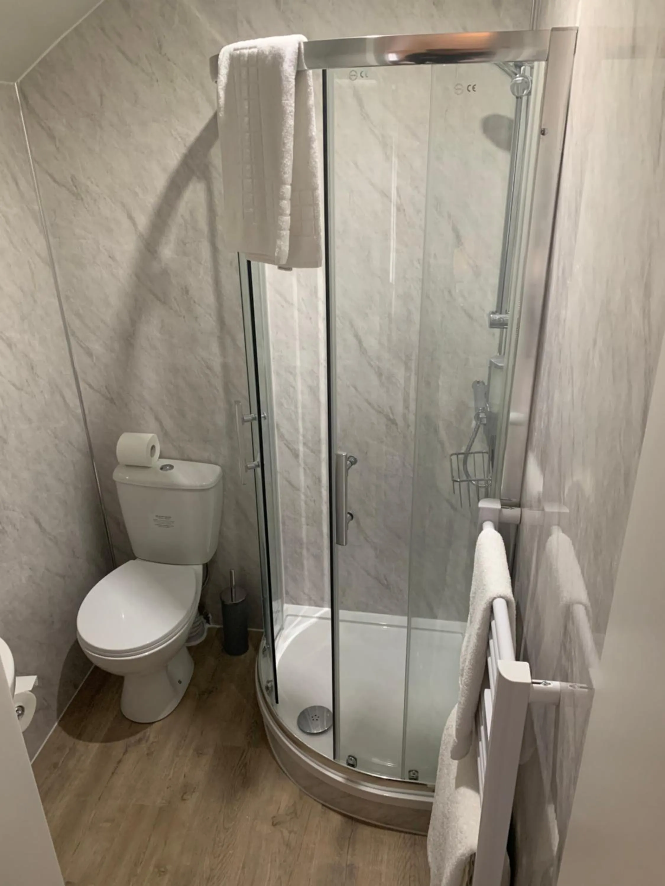 Shower in Rooms at the Inn