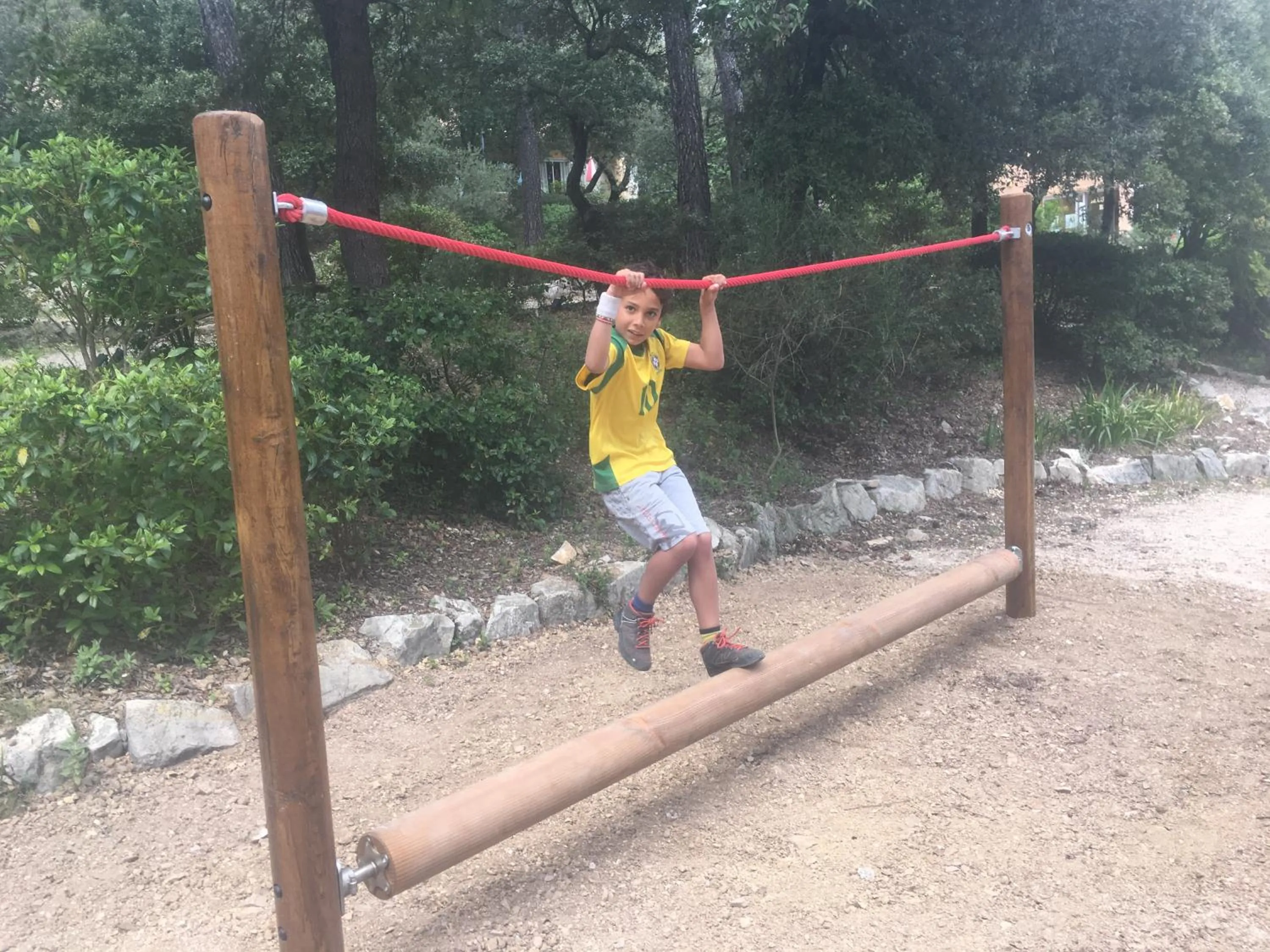 Children play ground in Les Arbousiers Village Hôtel Provençal