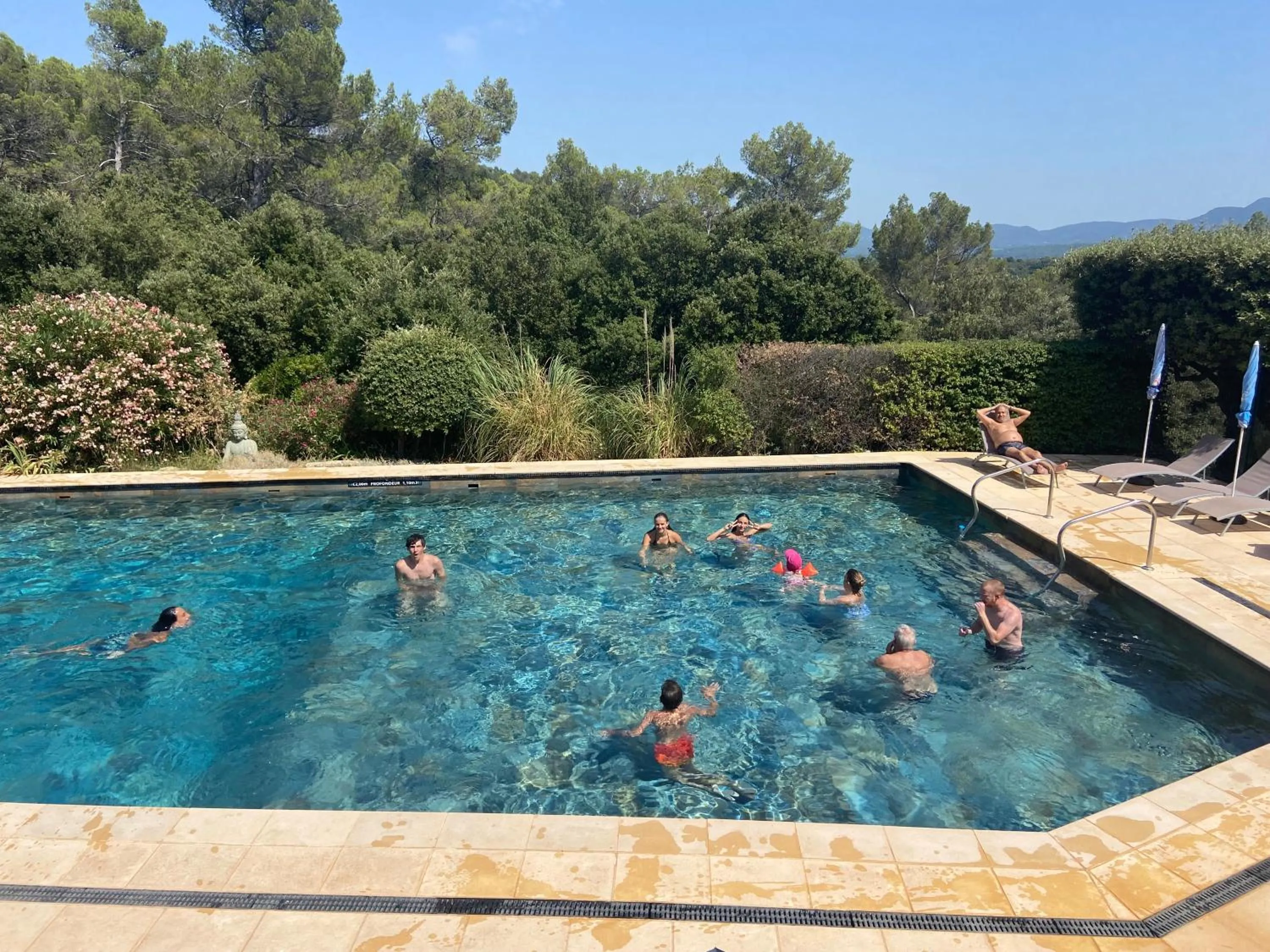 Swimming pool in Les Arbousiers Village Hôtel Provençal