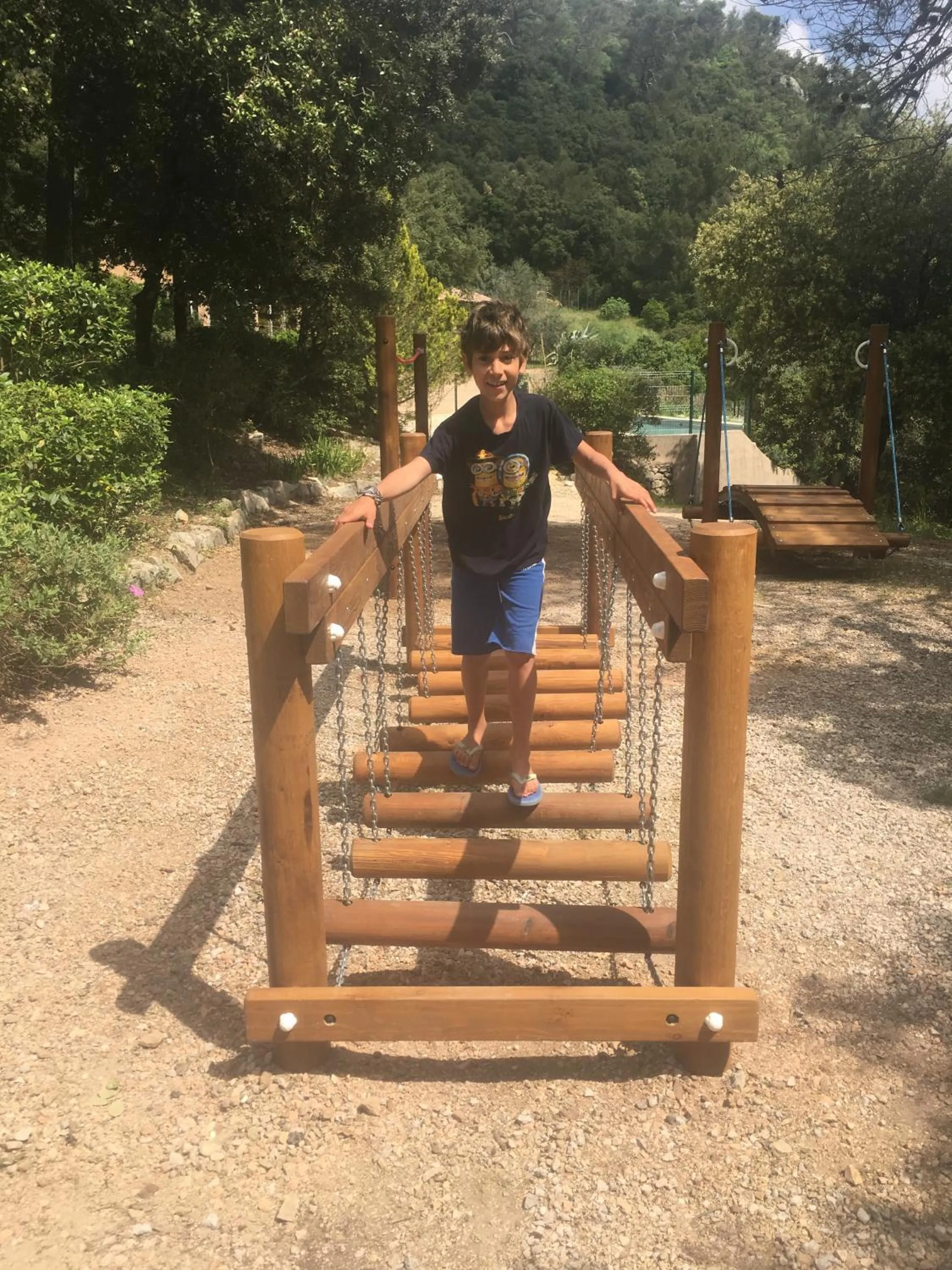 Children play ground in Les Arbousiers Village Hôtel Provençal
