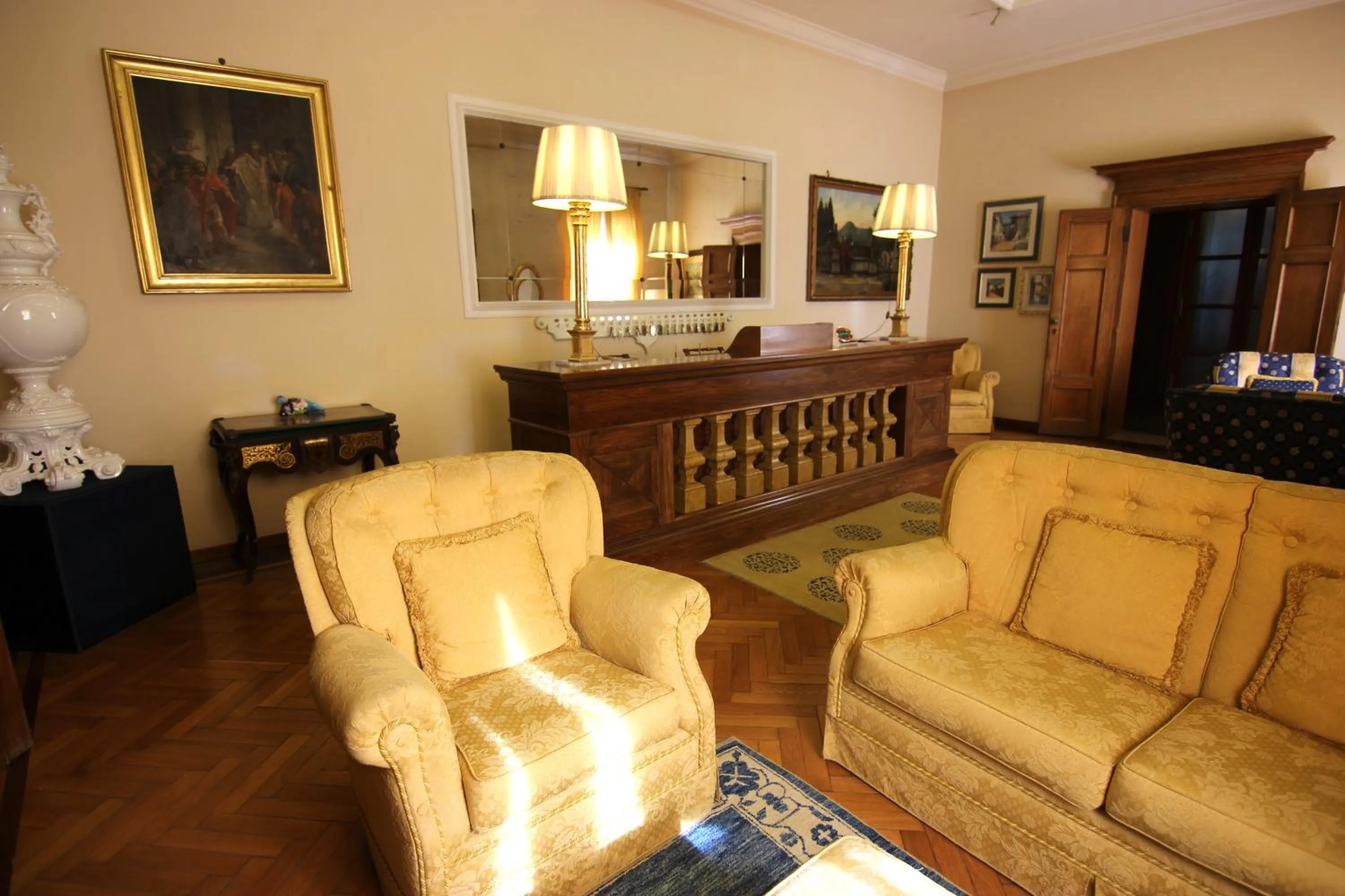 Lobby or reception in Hotel Villa Giona