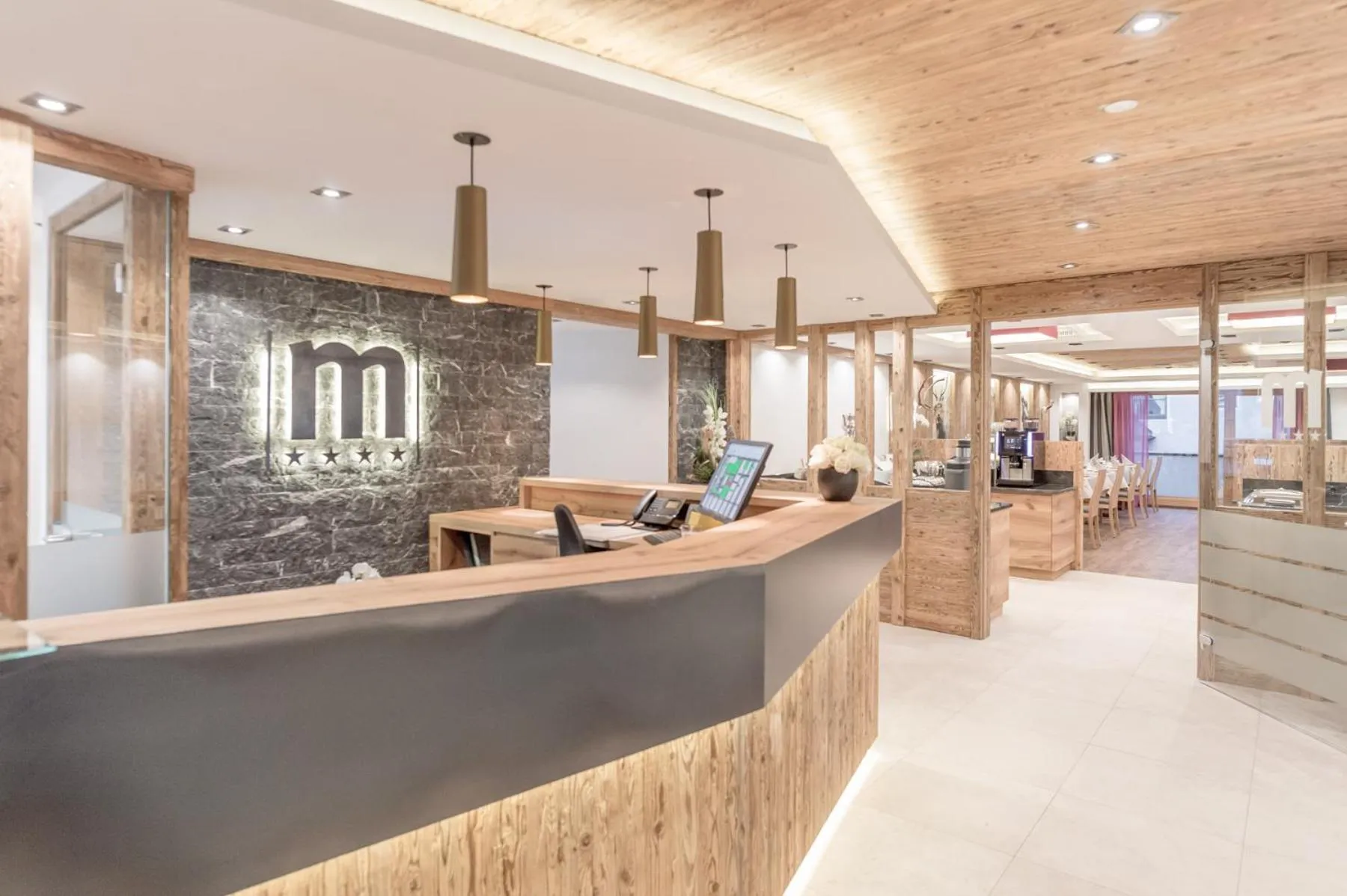 Lobby or reception in Hotel Mondin