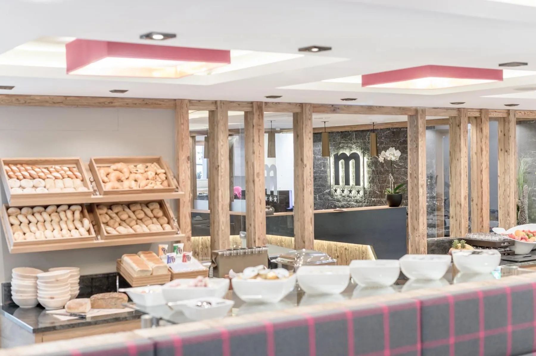 Buffet breakfast in Hotel Mondin