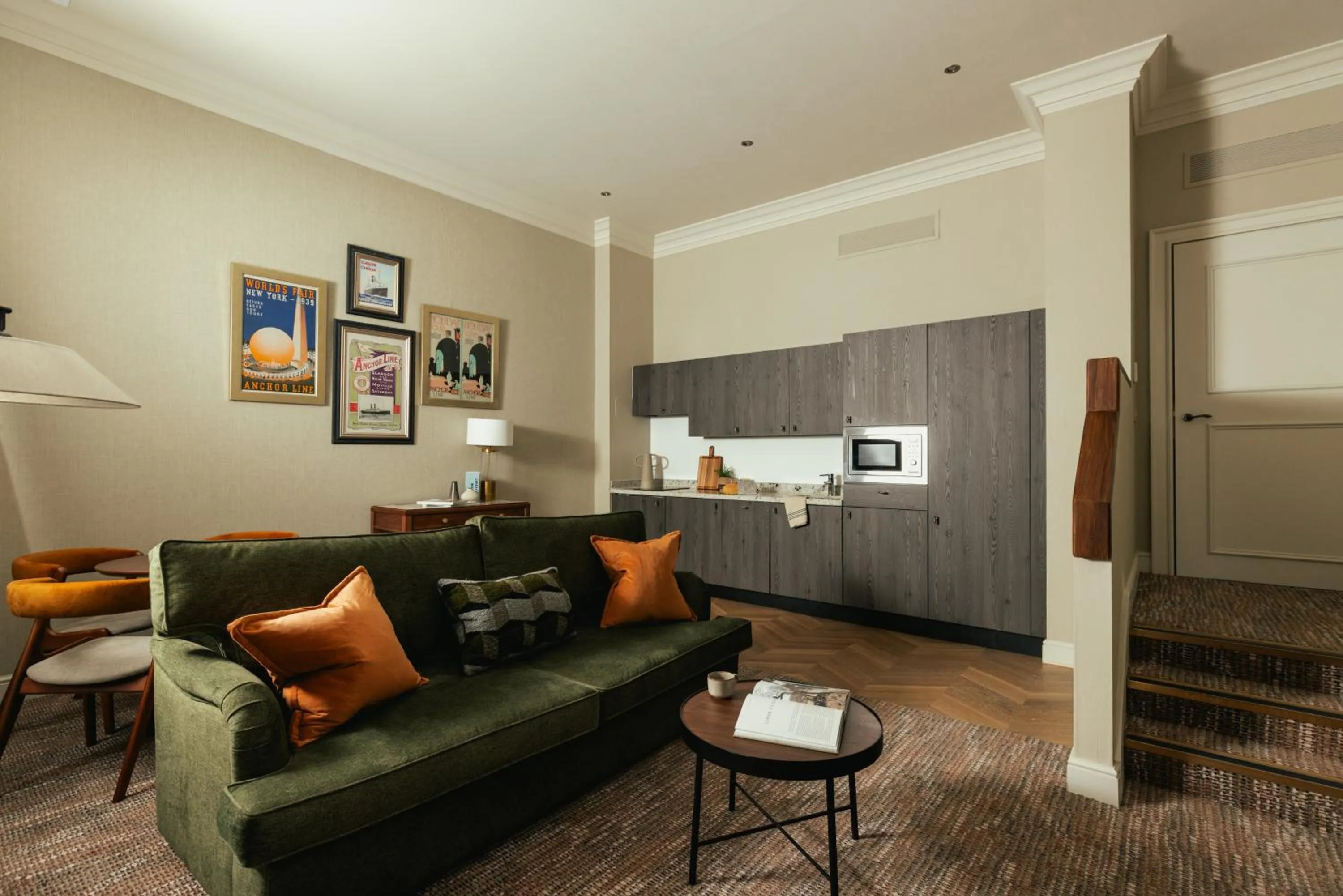 Living room in Native Glasgow